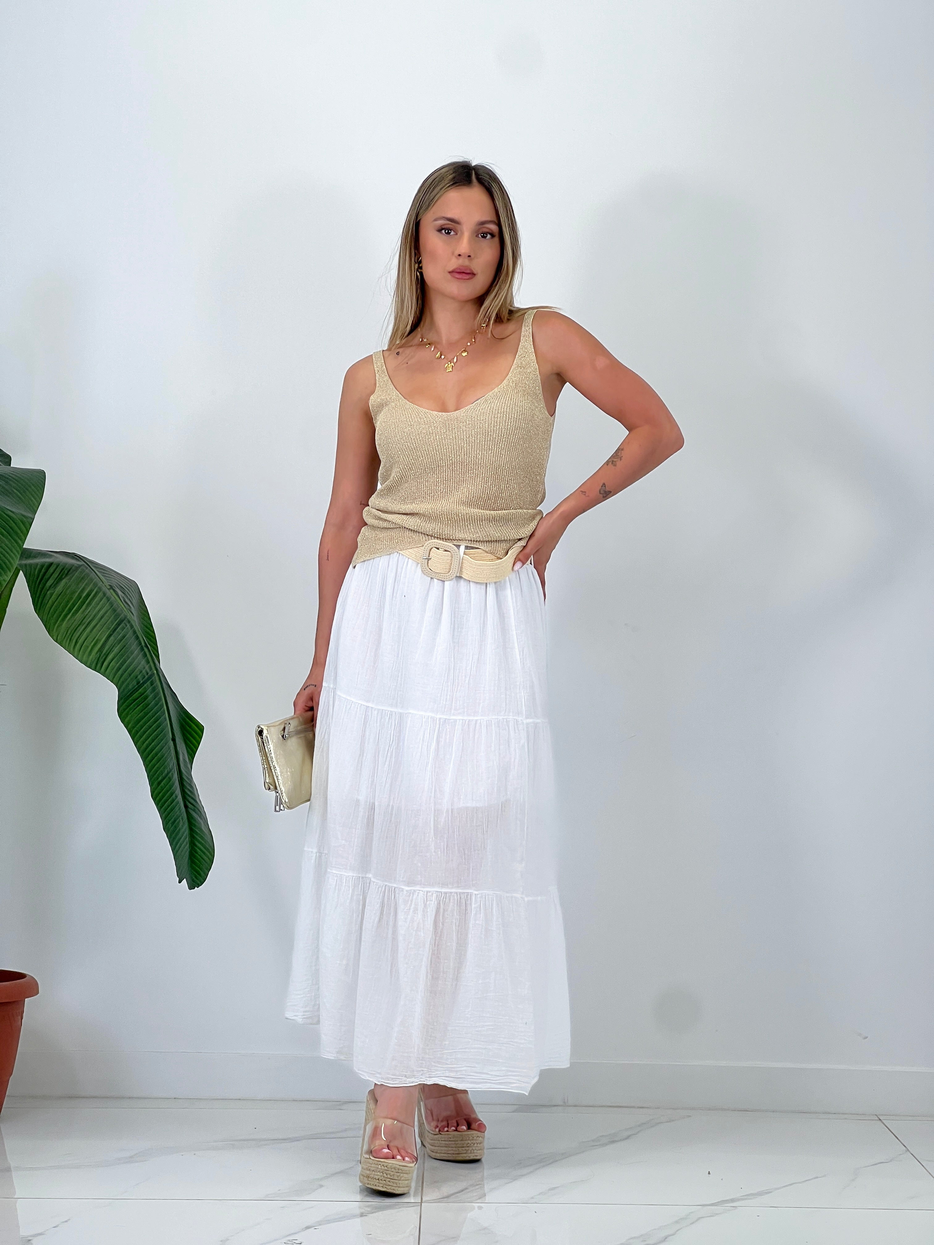 Faldilla rústica de cotó