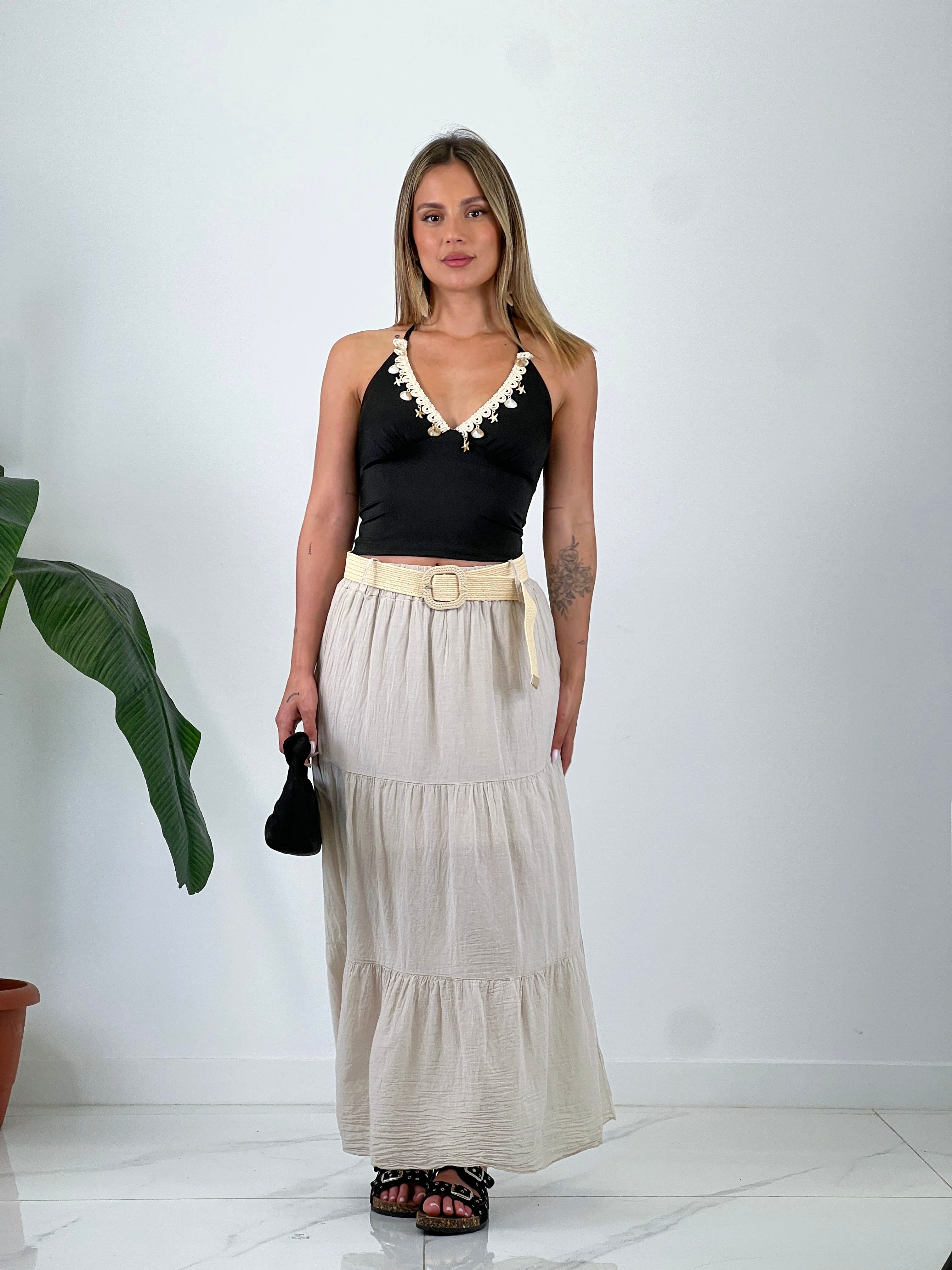 Faldilla rústica de cotó