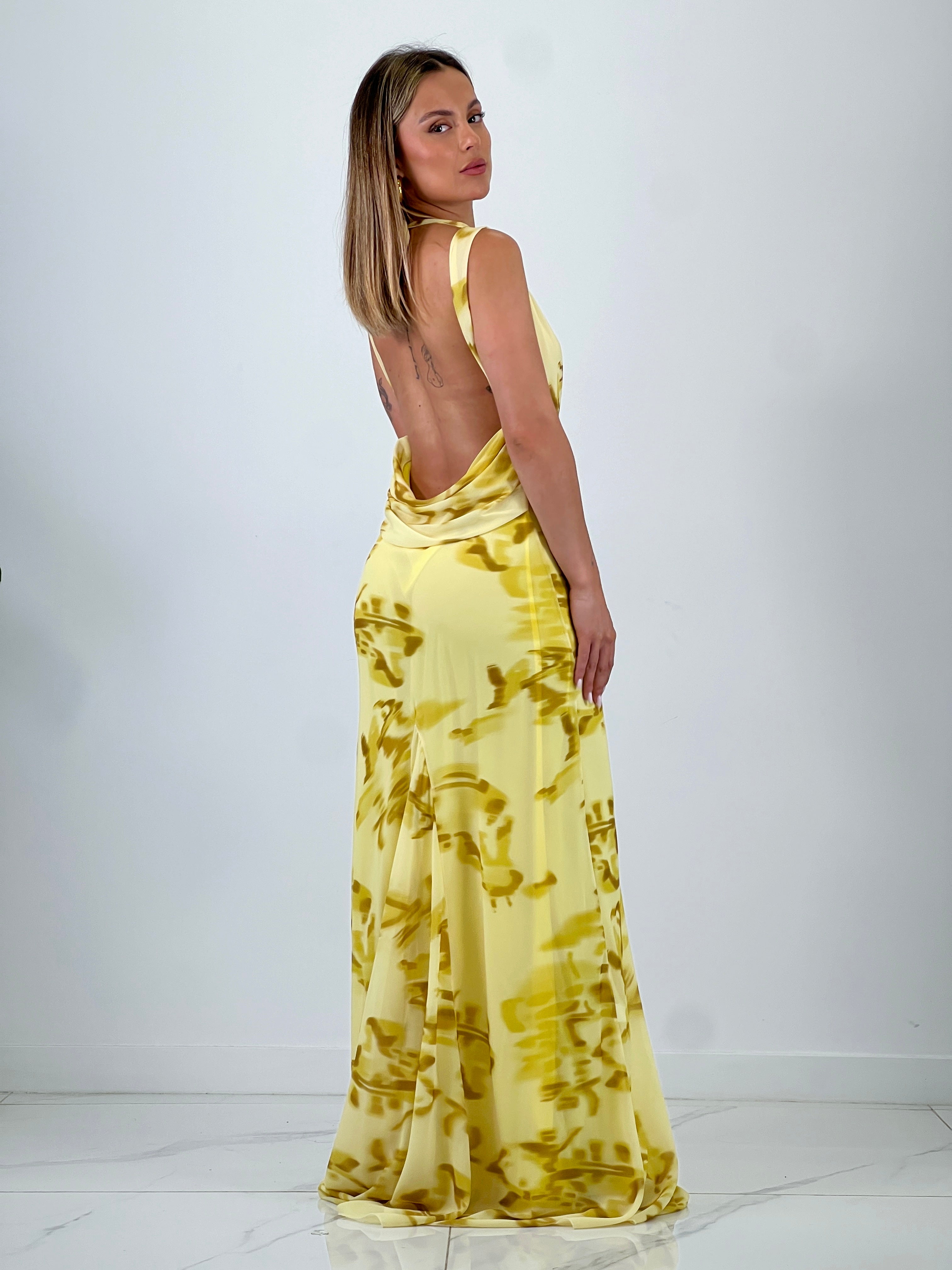 Vestido estampado drapeado Ona - Zebra&Maduixa®