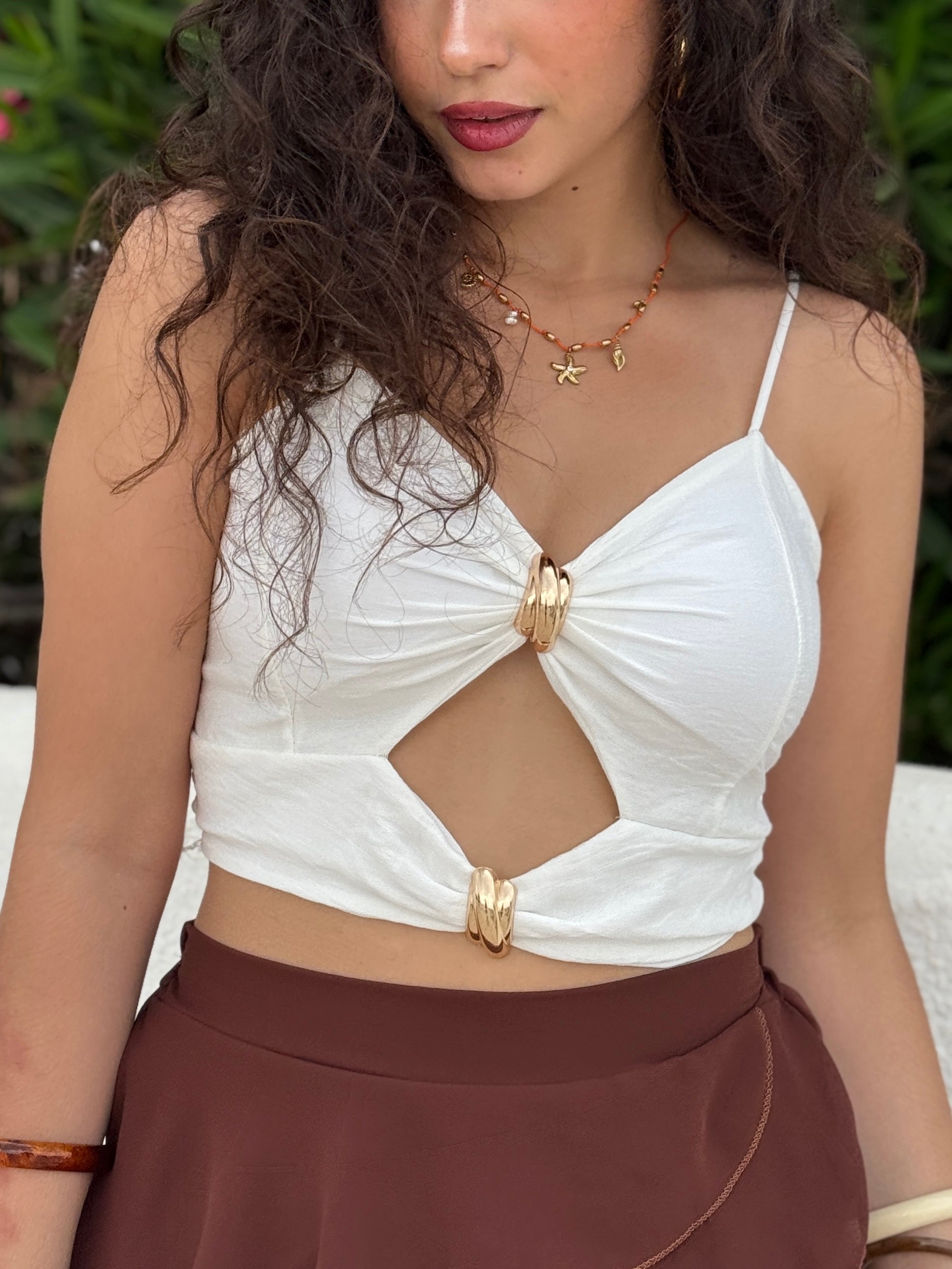 Top cut out abalorios