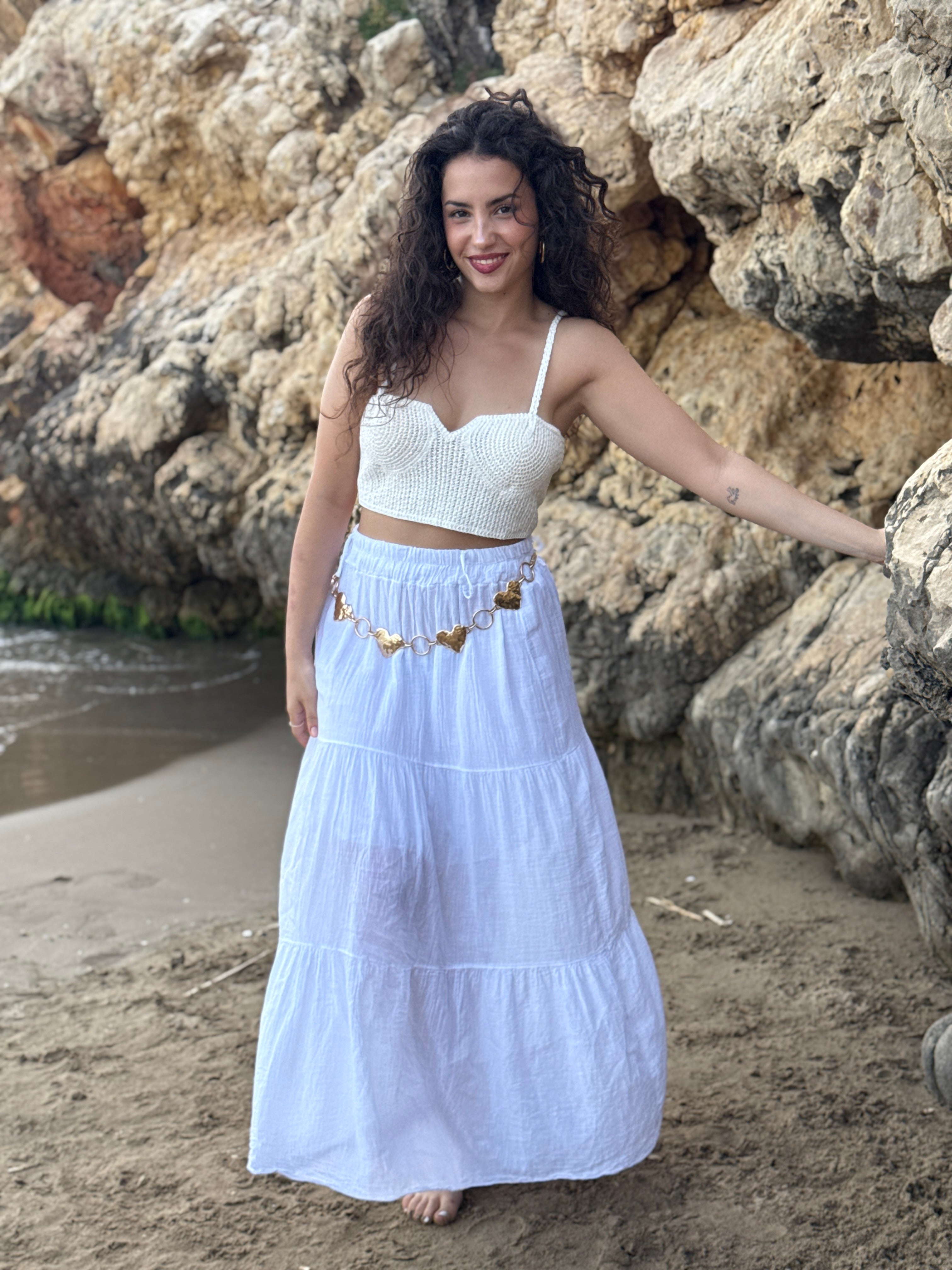 Faldilla rústica de cotó