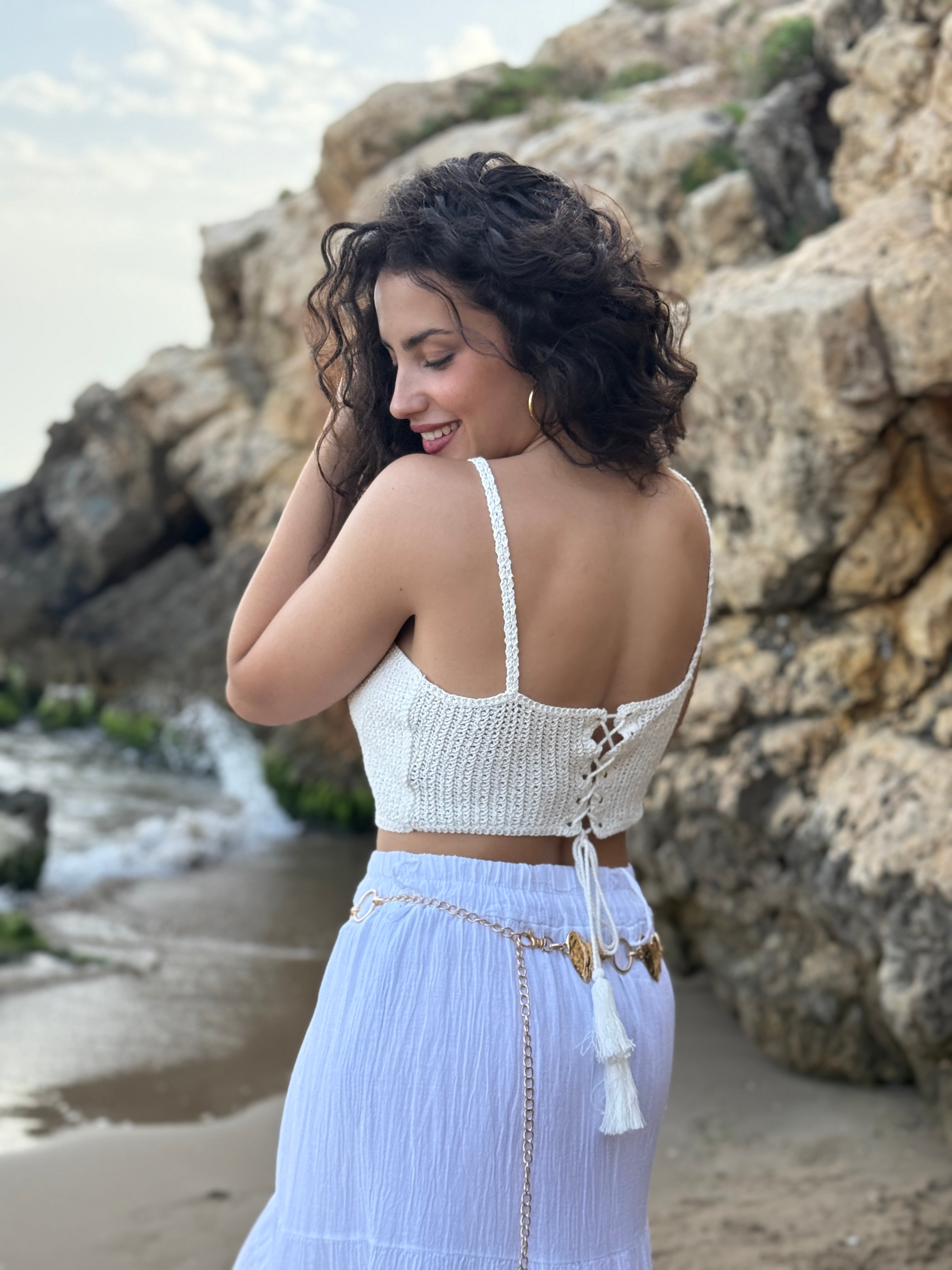 Hanoi crochet corset