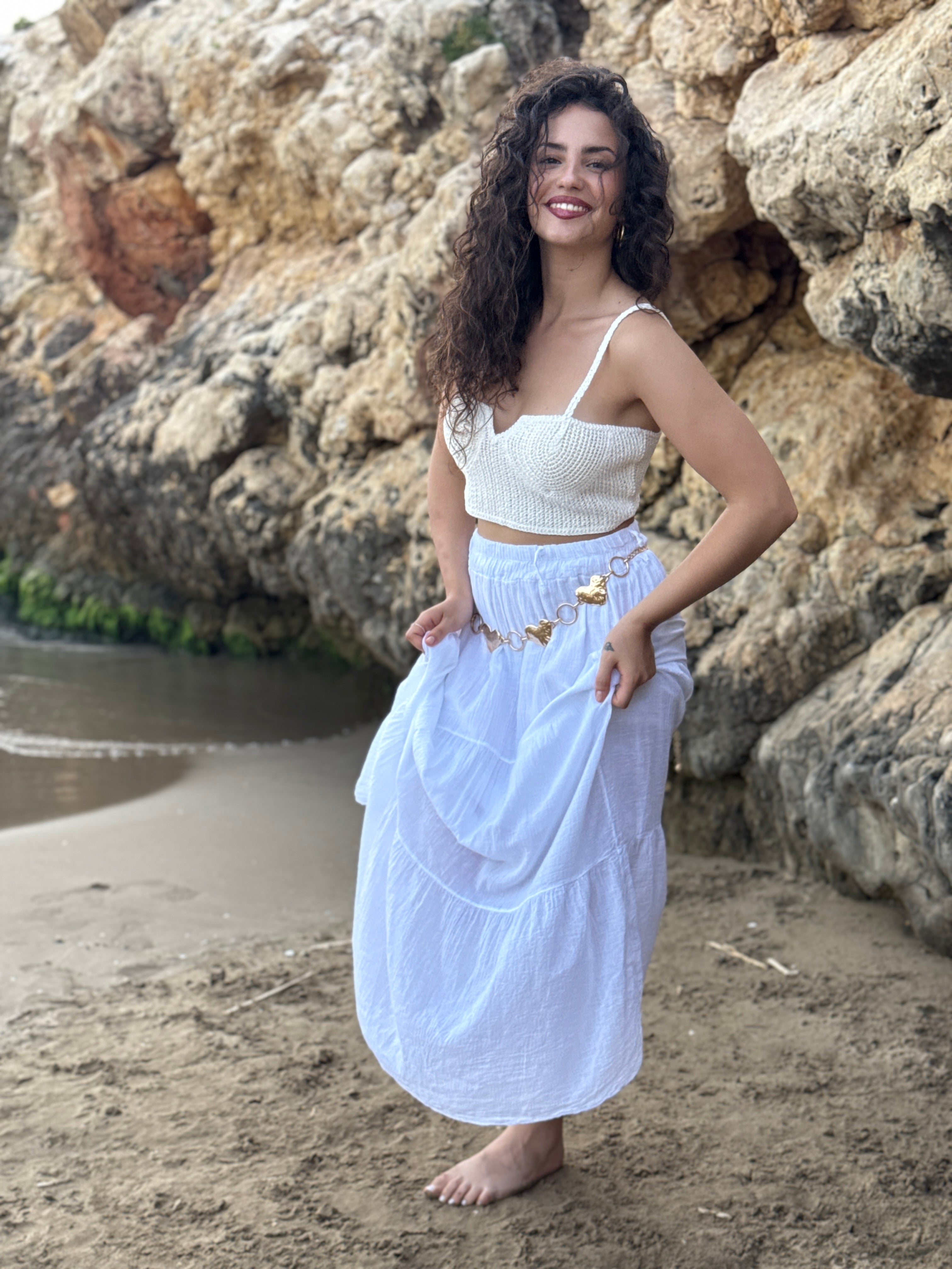 Faldilla rústica de cotó