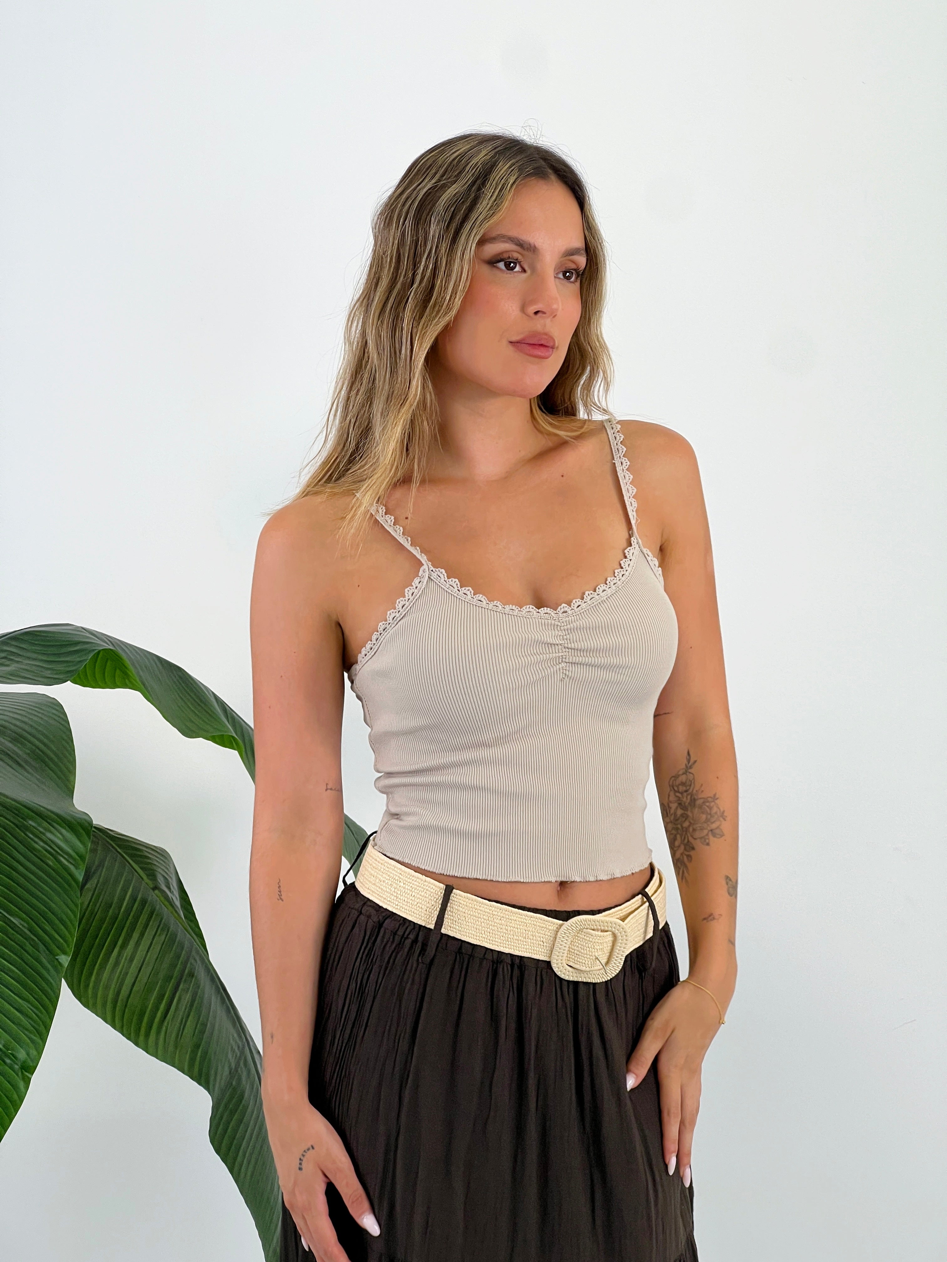 Sigrid strapless top