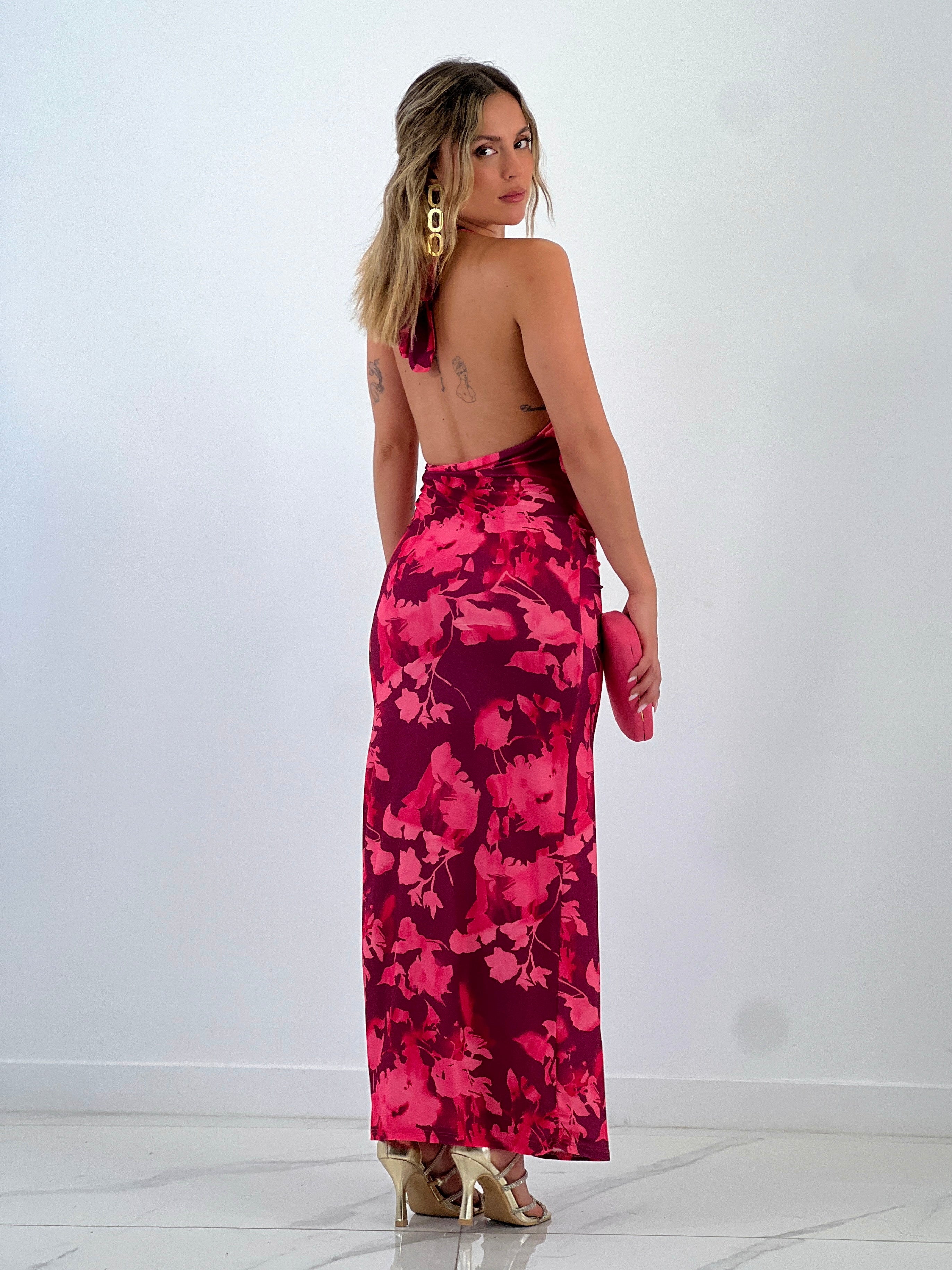 Vestit estampat arrufat