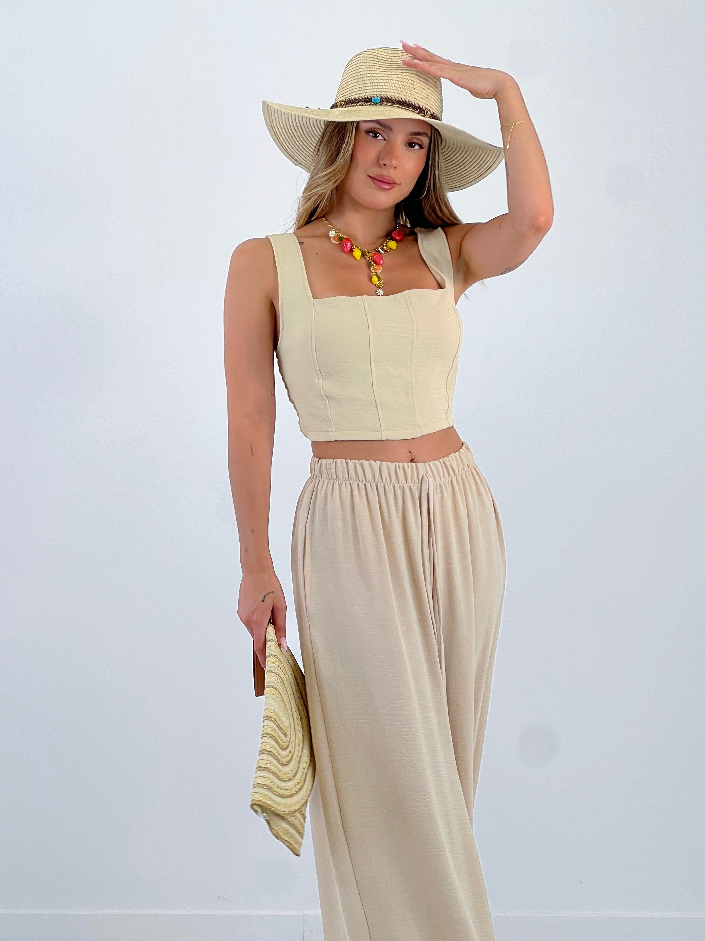 Cristina top and pants set