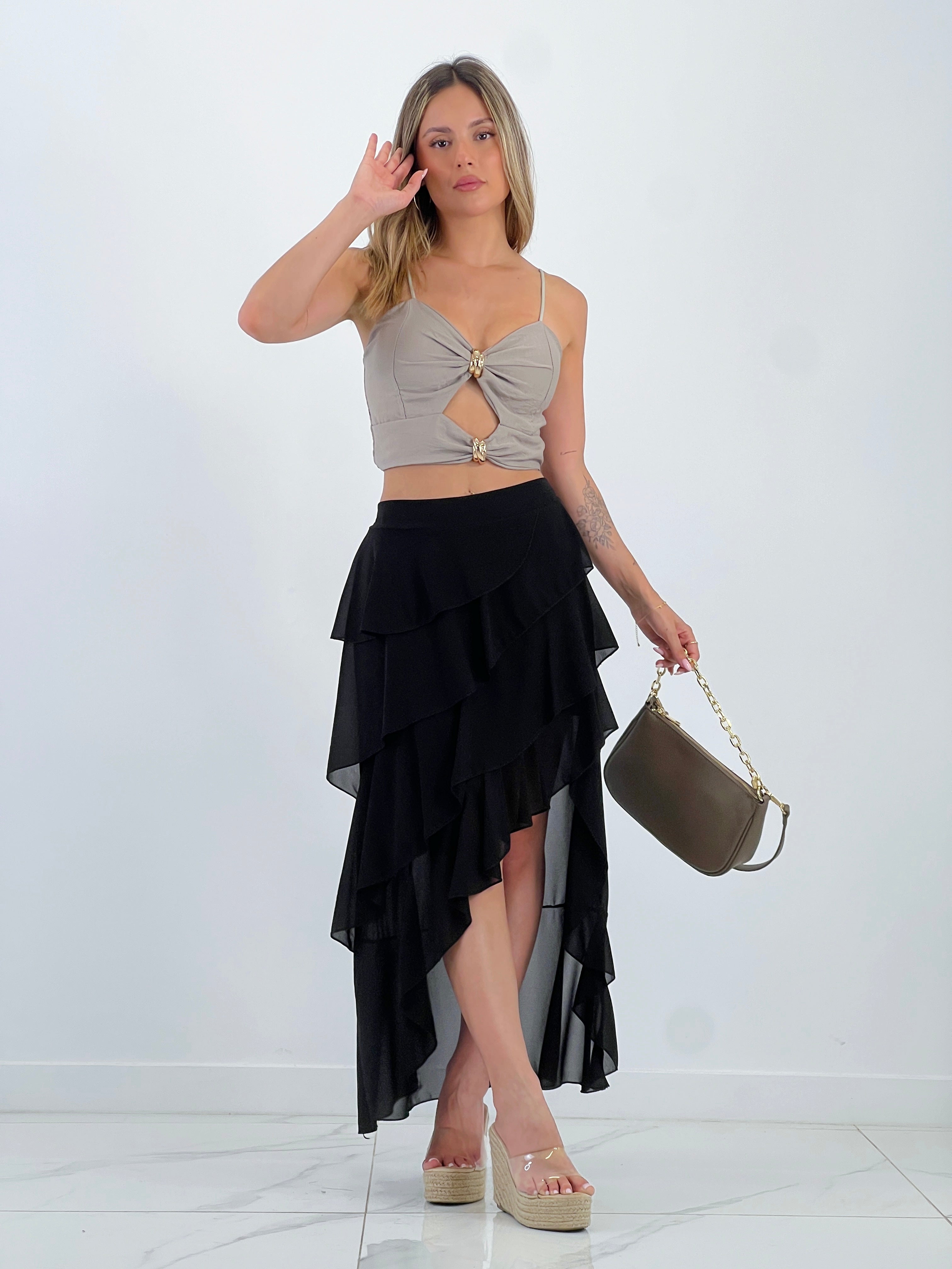 Top cut out abalorios