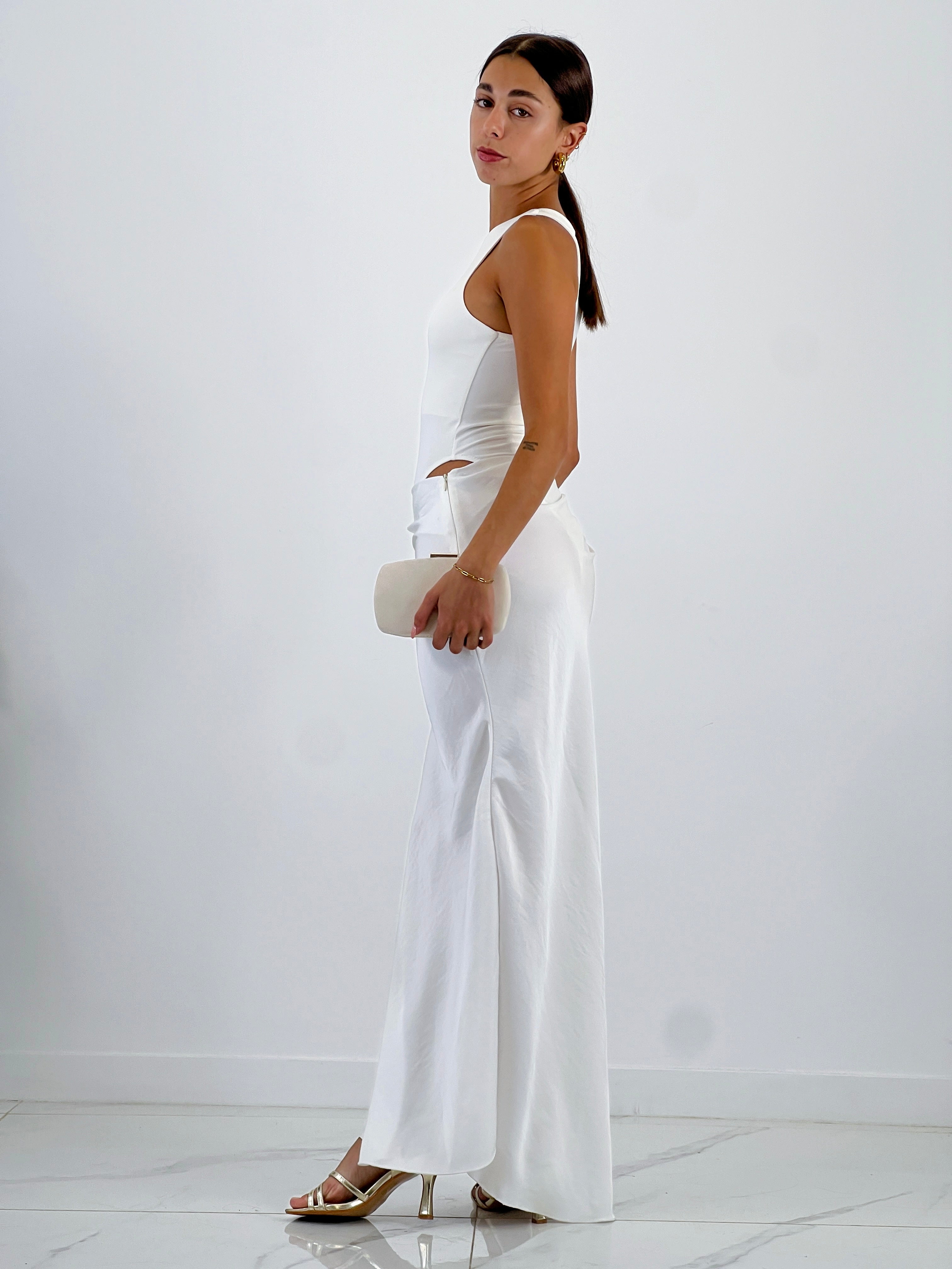 Vestido combinado raso Ania - Zebra&Maduixa®