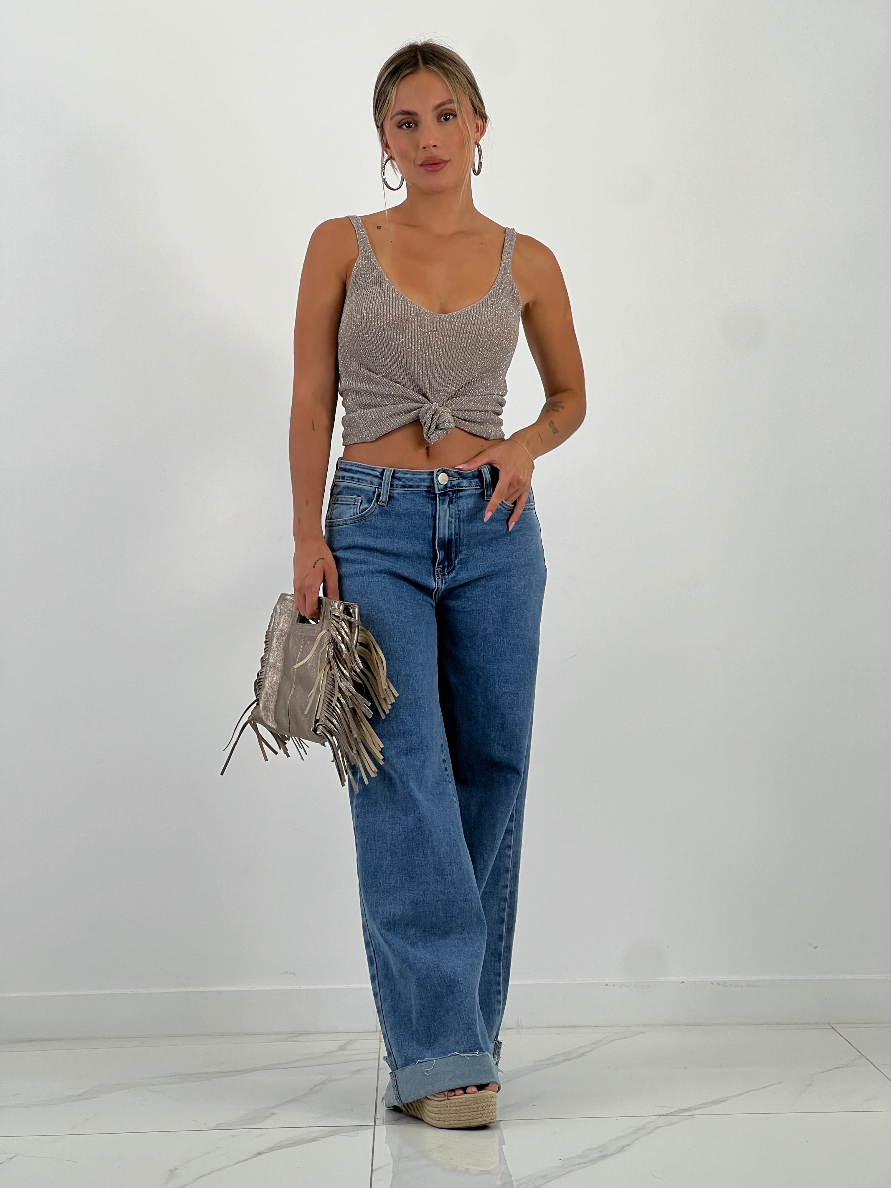 Bolso piel flecos - Zebra&Maduixa®