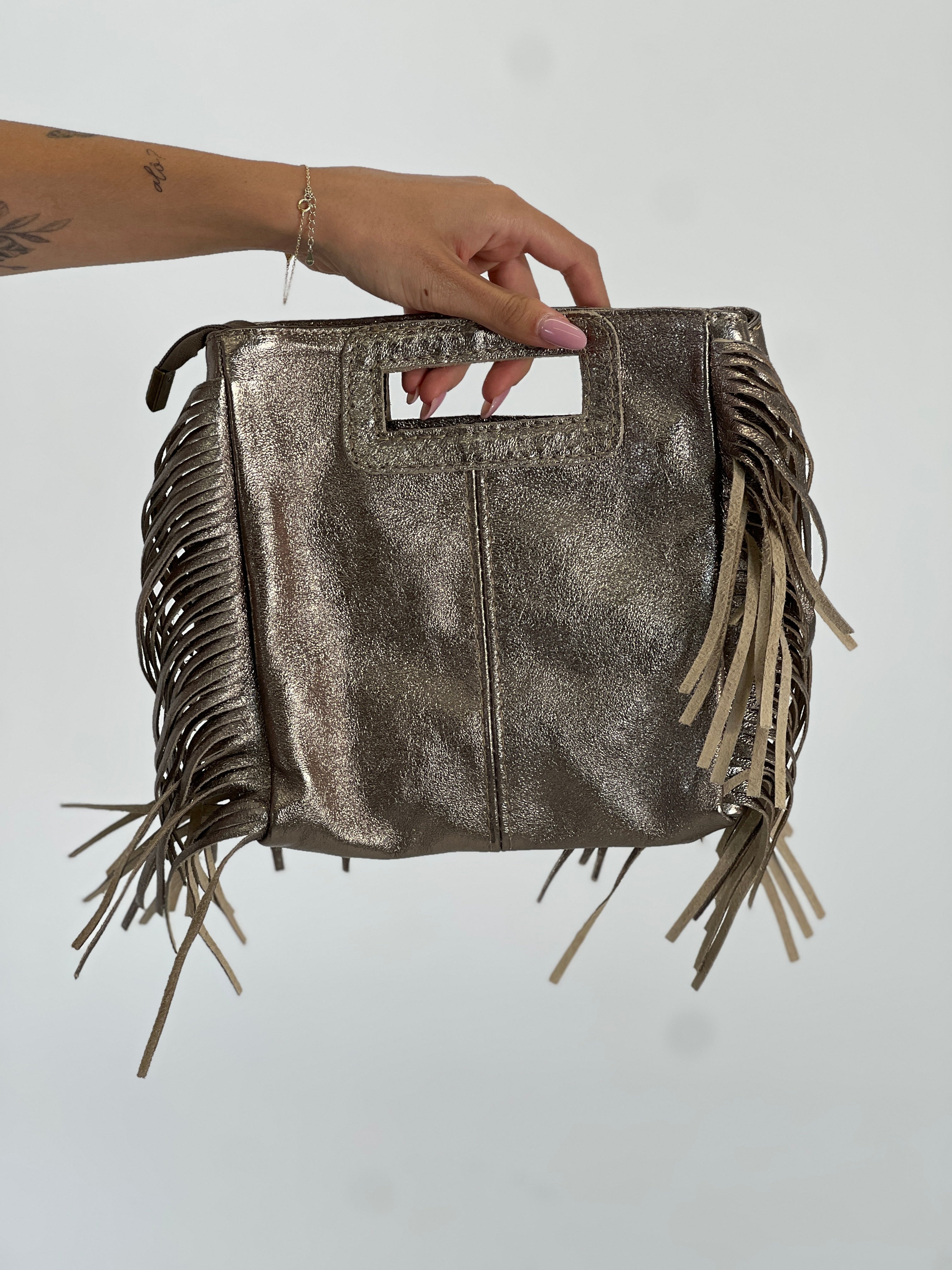 Bolso piel flecos - Zebra&Maduixa®