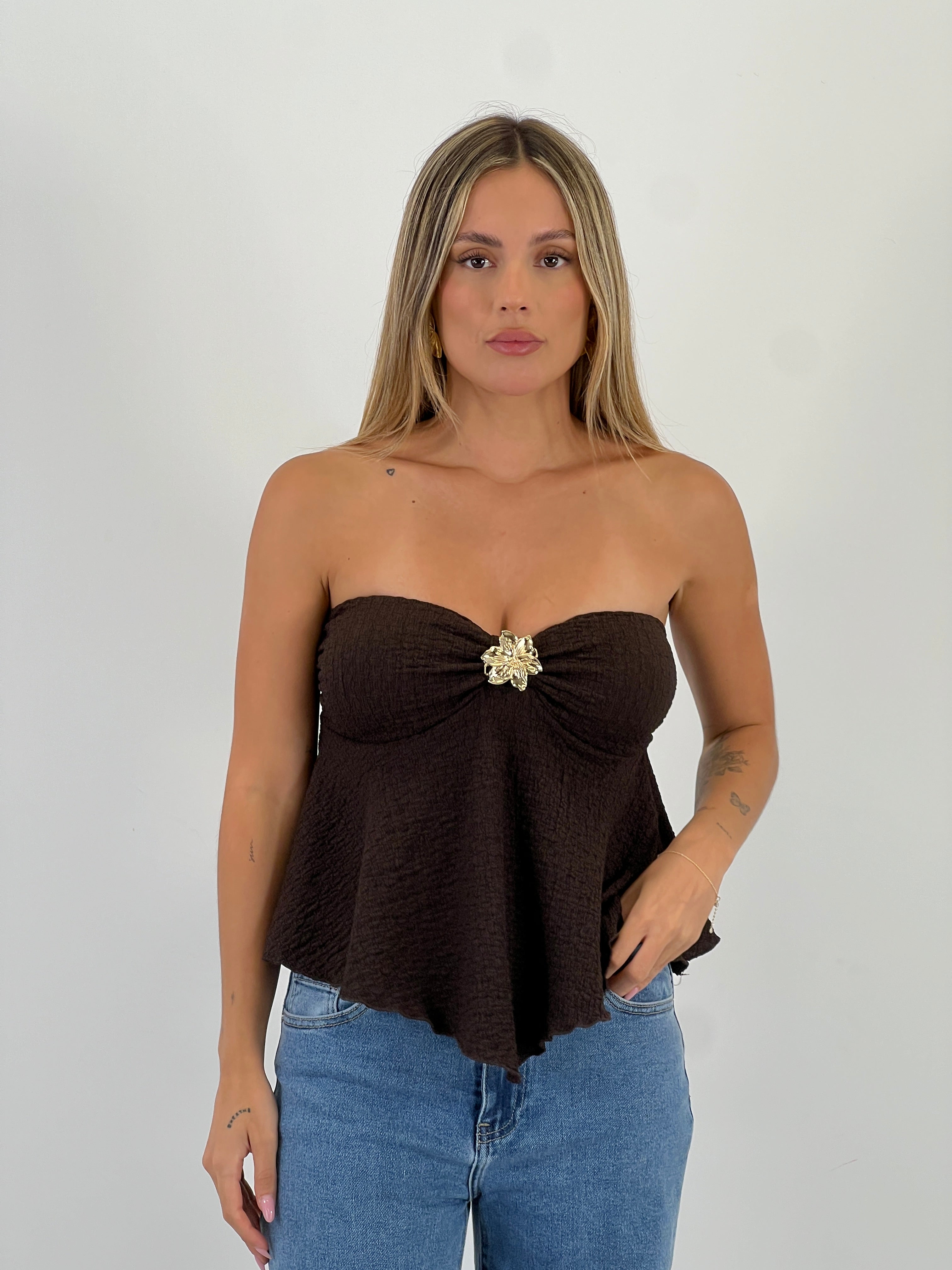 Top palabra de honor flor