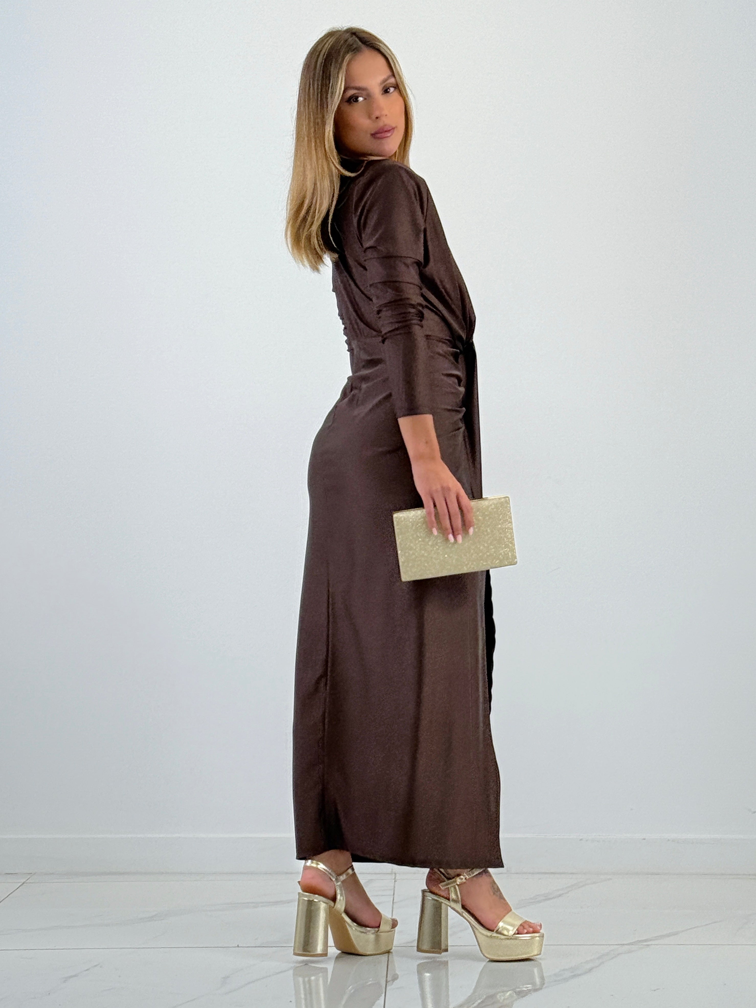 Vestido nudo manga larga Antonella - Zebra&Maduixa®