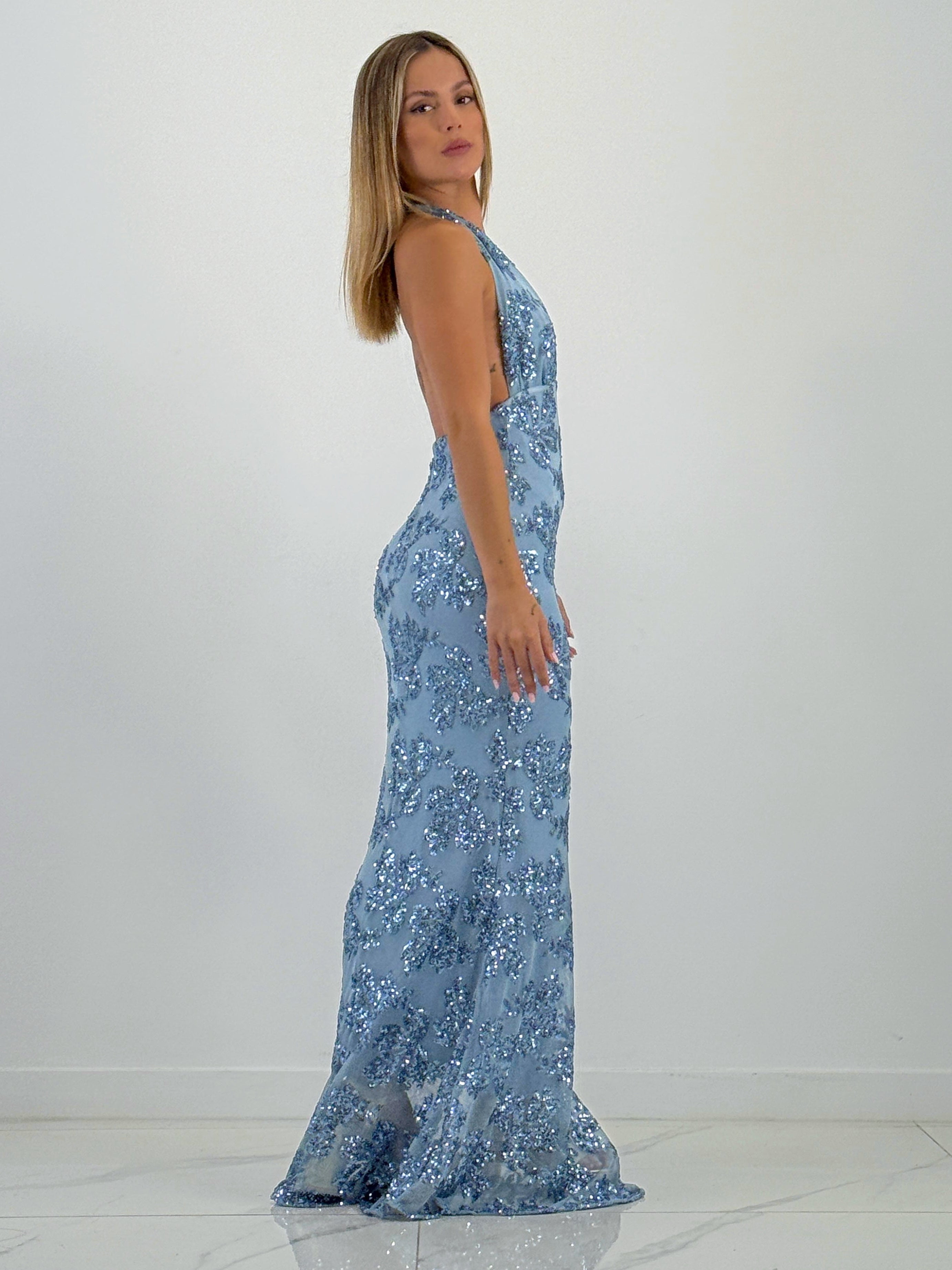 Vestit brodats lluentons