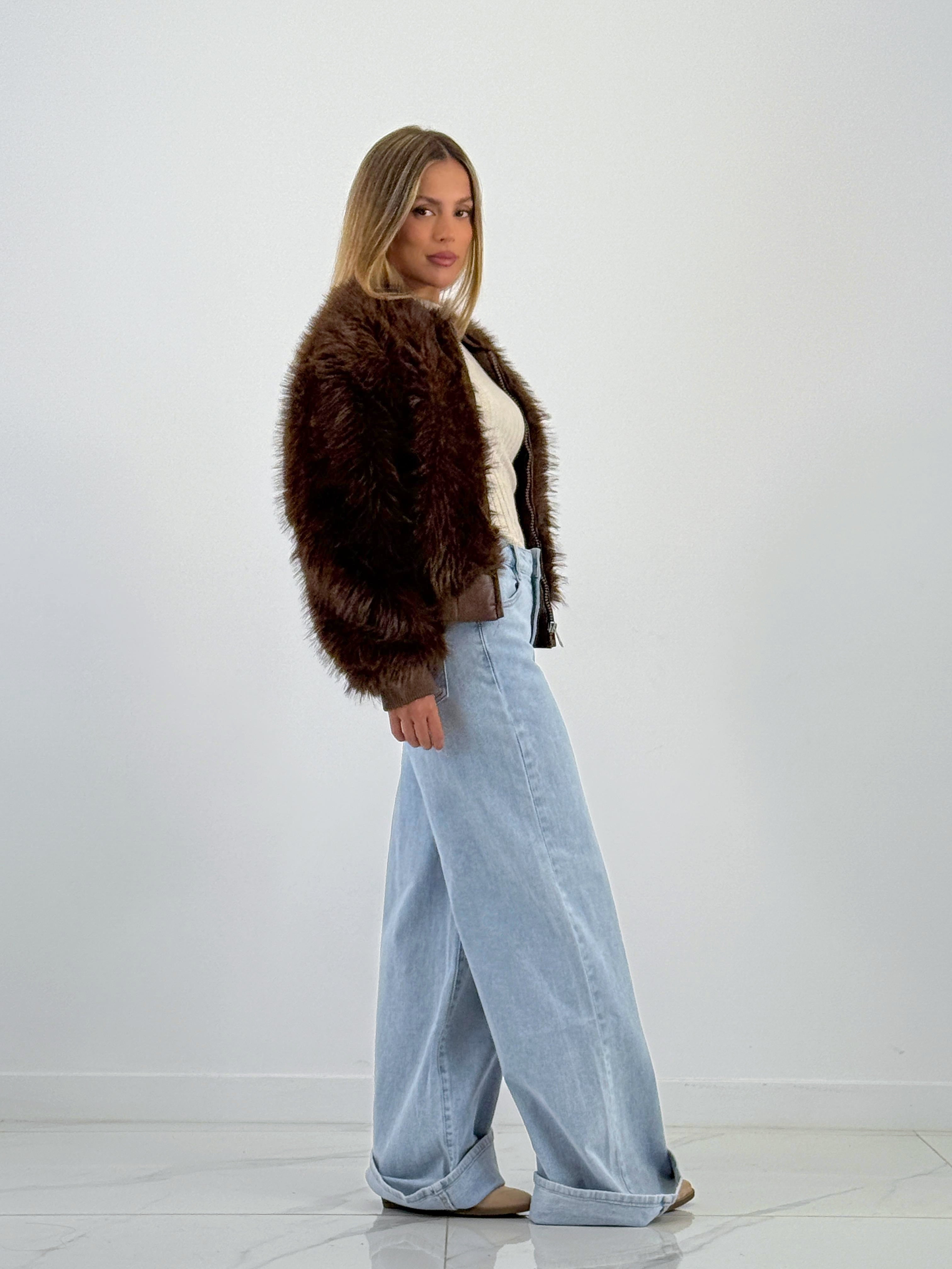 Jeans denim wide leg - Zebra&Maduixa®