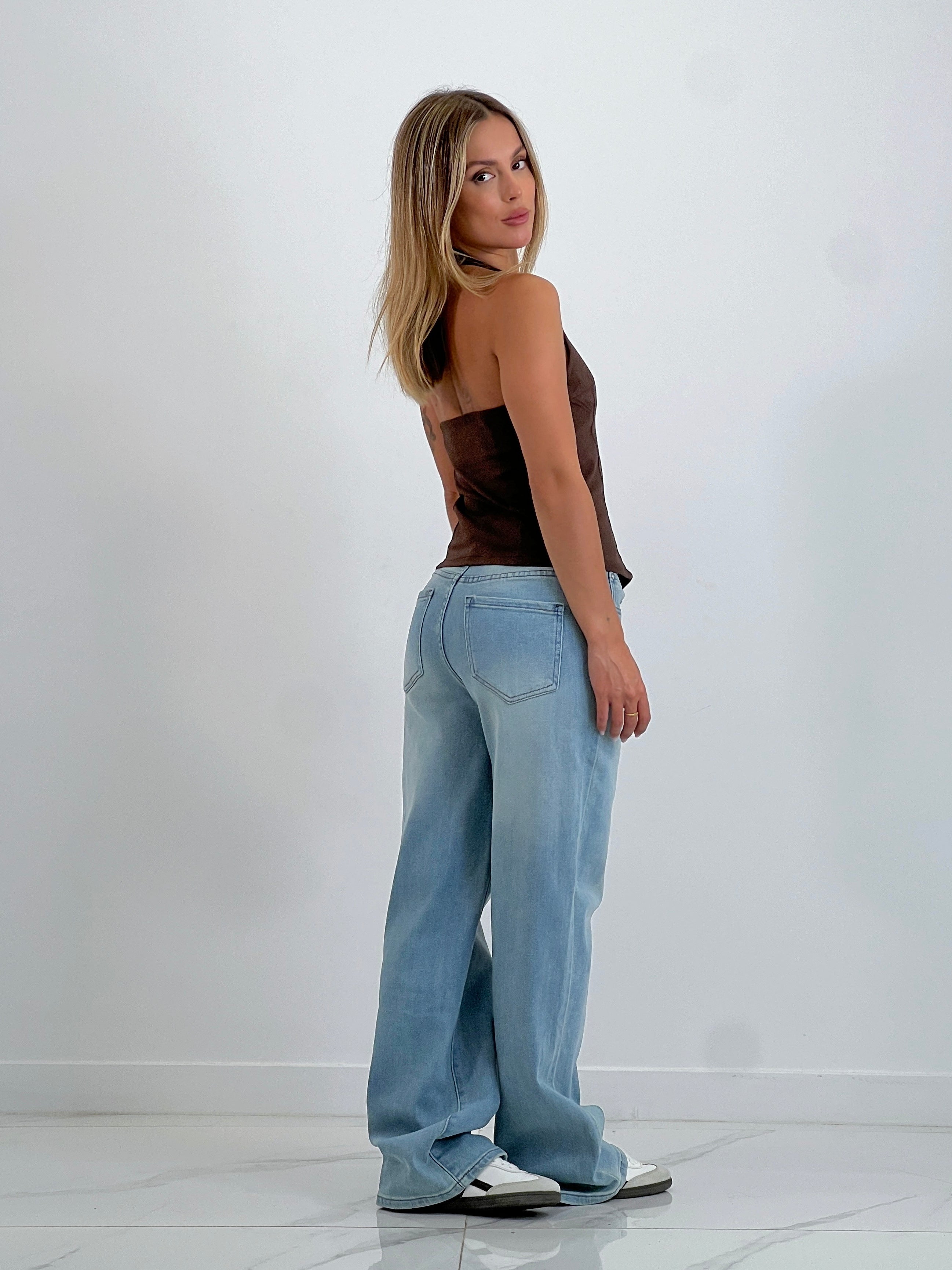 Top chaleco cremallera