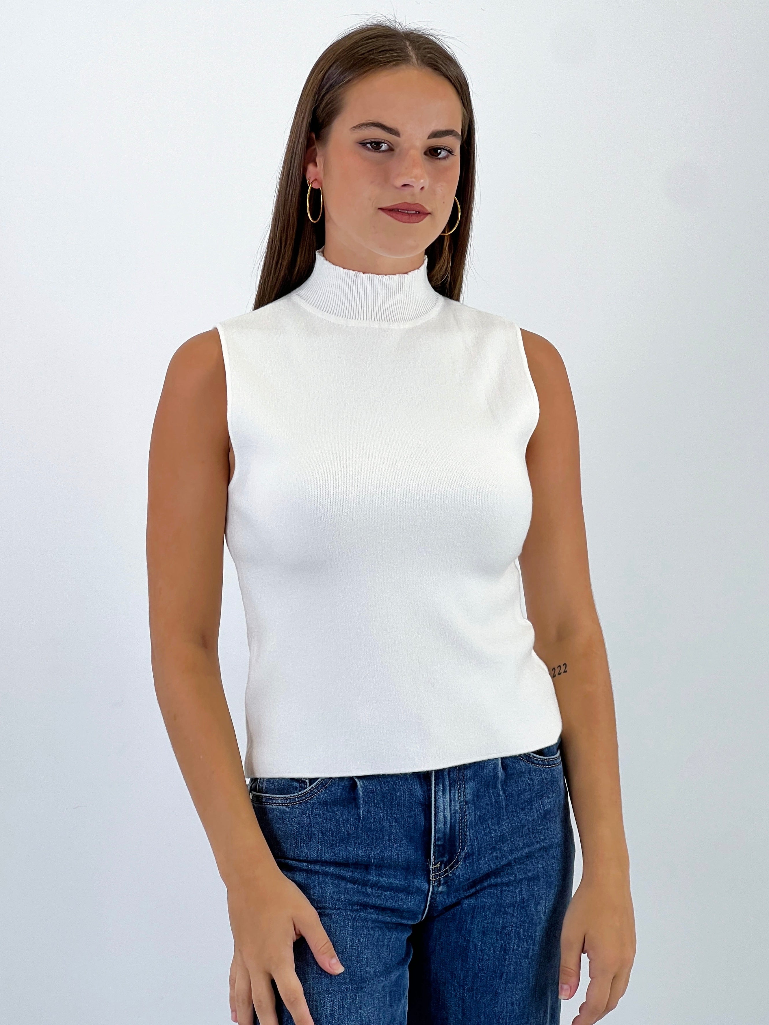 Top cuello subido manga sisa - Zebra&Maduixa®