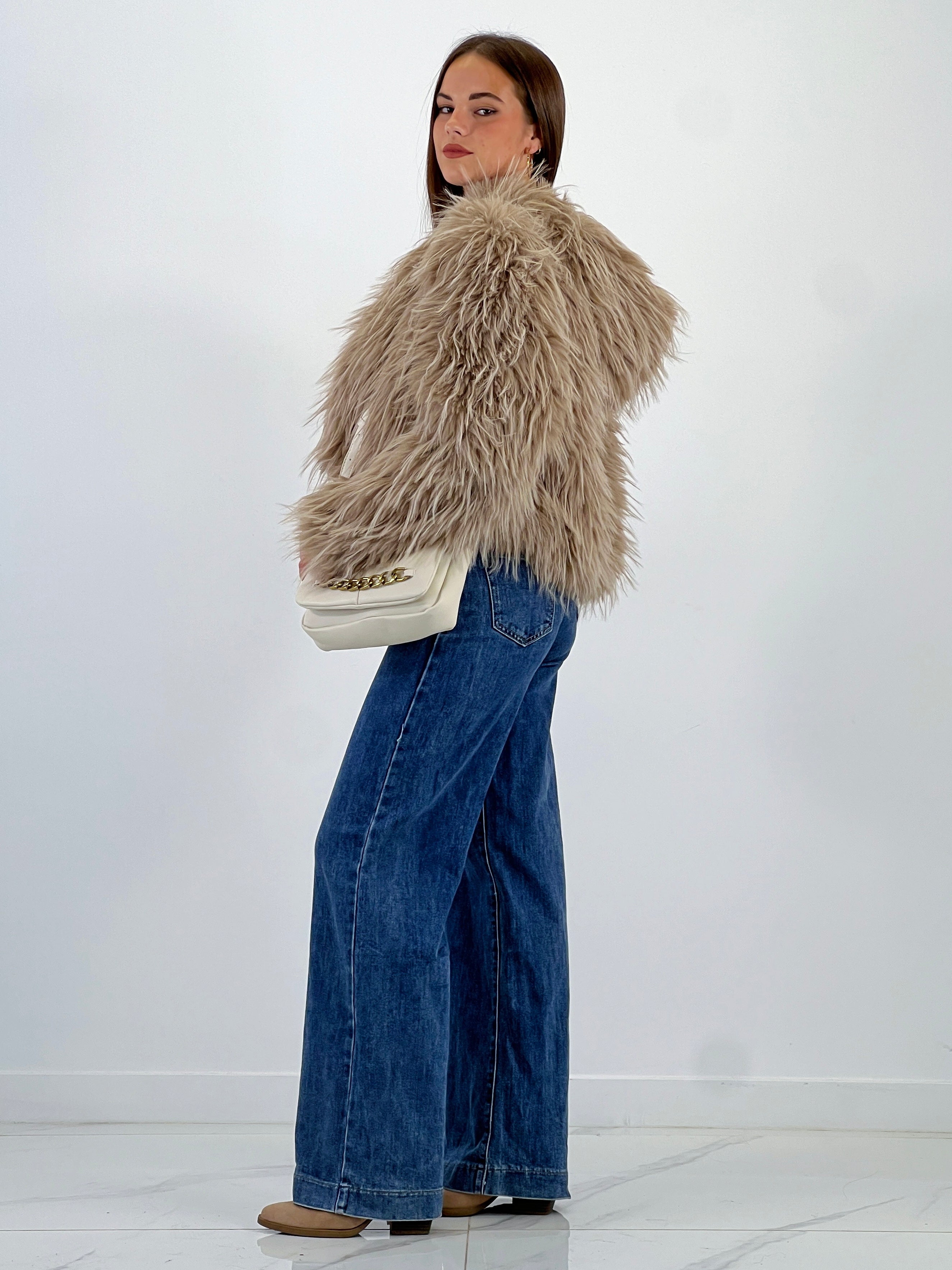 Chaqueta efecto pelo capucha - Zebra&Maduixa®