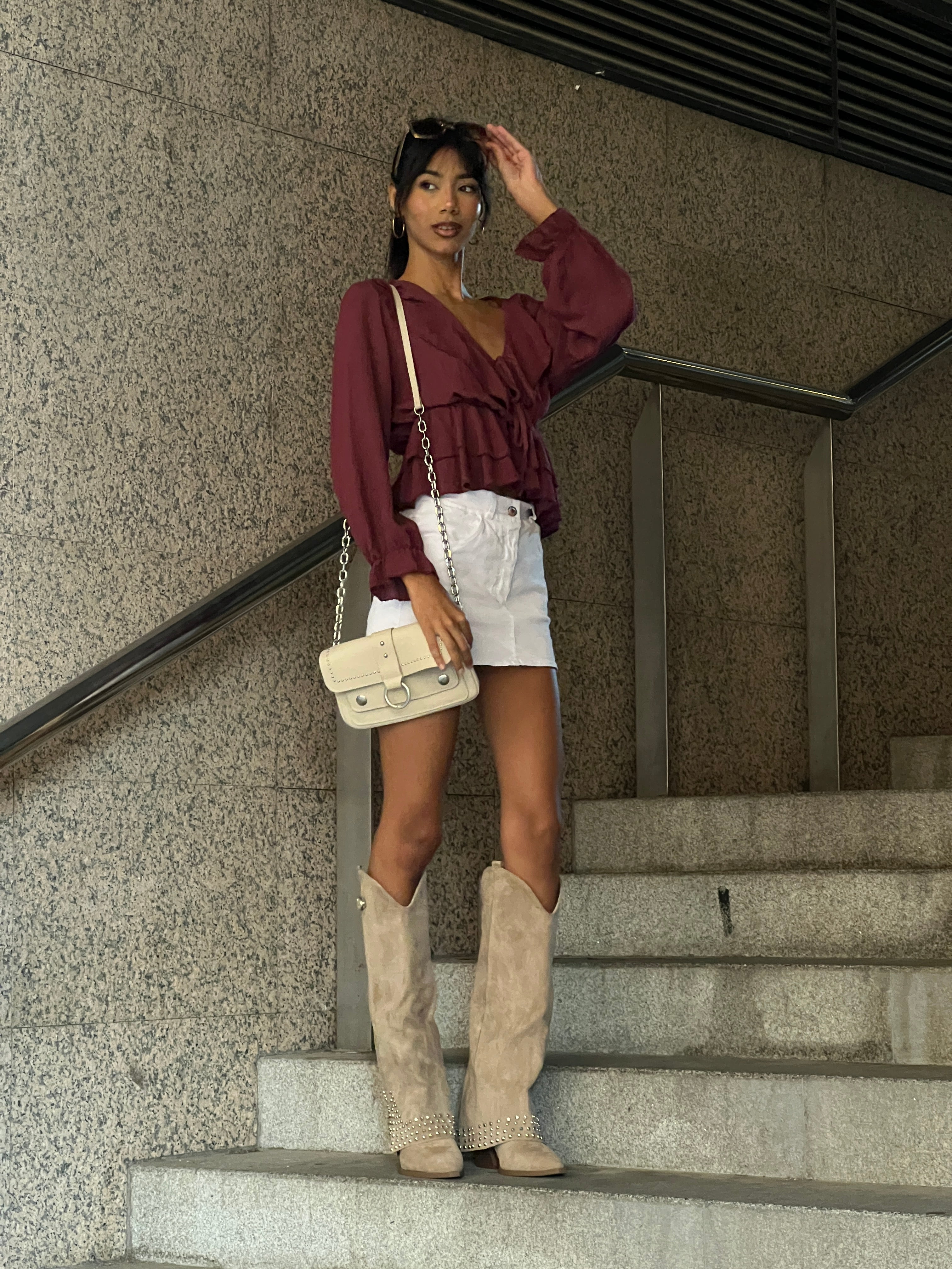 Blusa fruncida cuerda volante - Zebra&Maduixa®