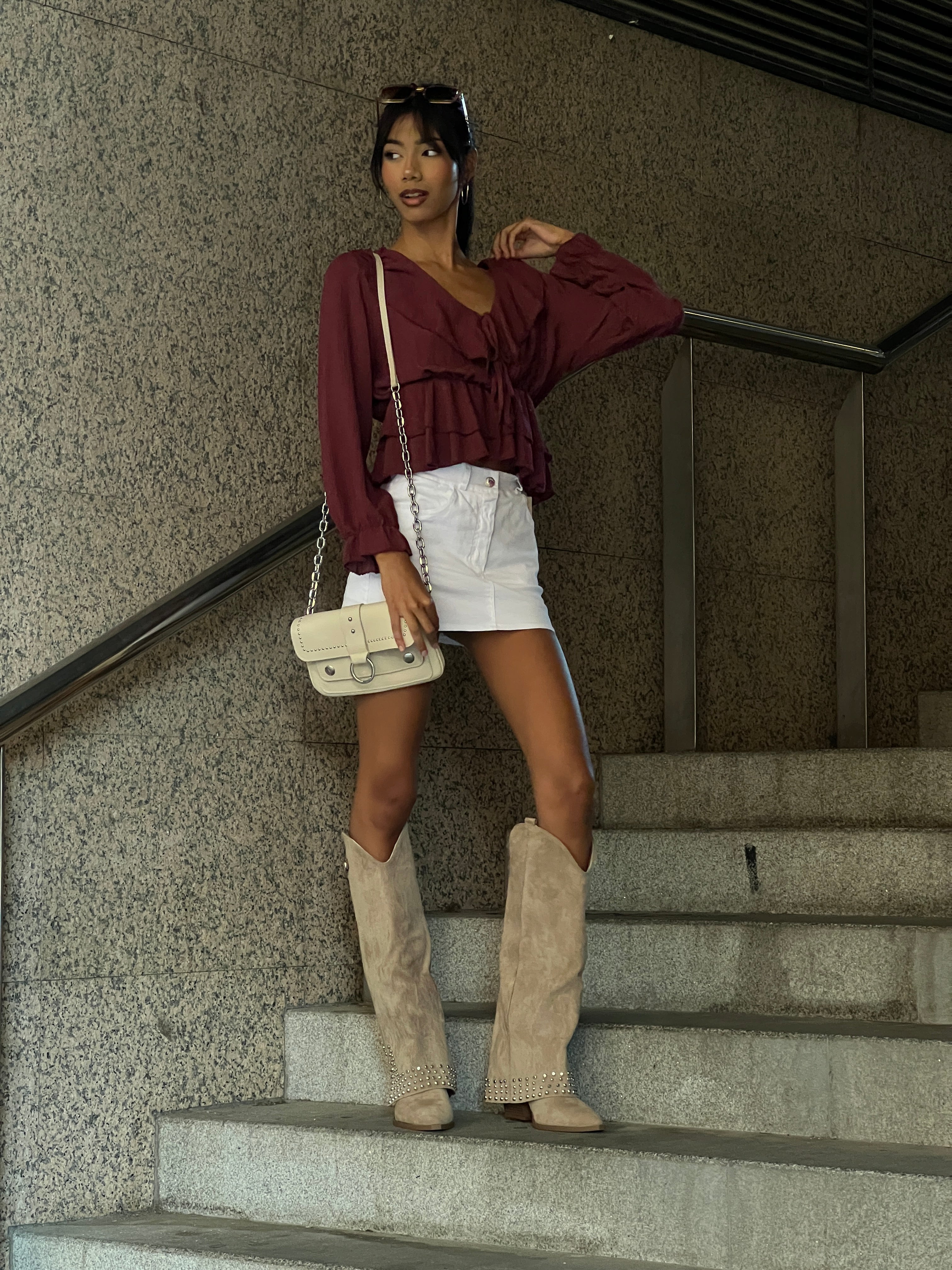 Blusa fruncida cuerda volante - Zebra&Maduixa®