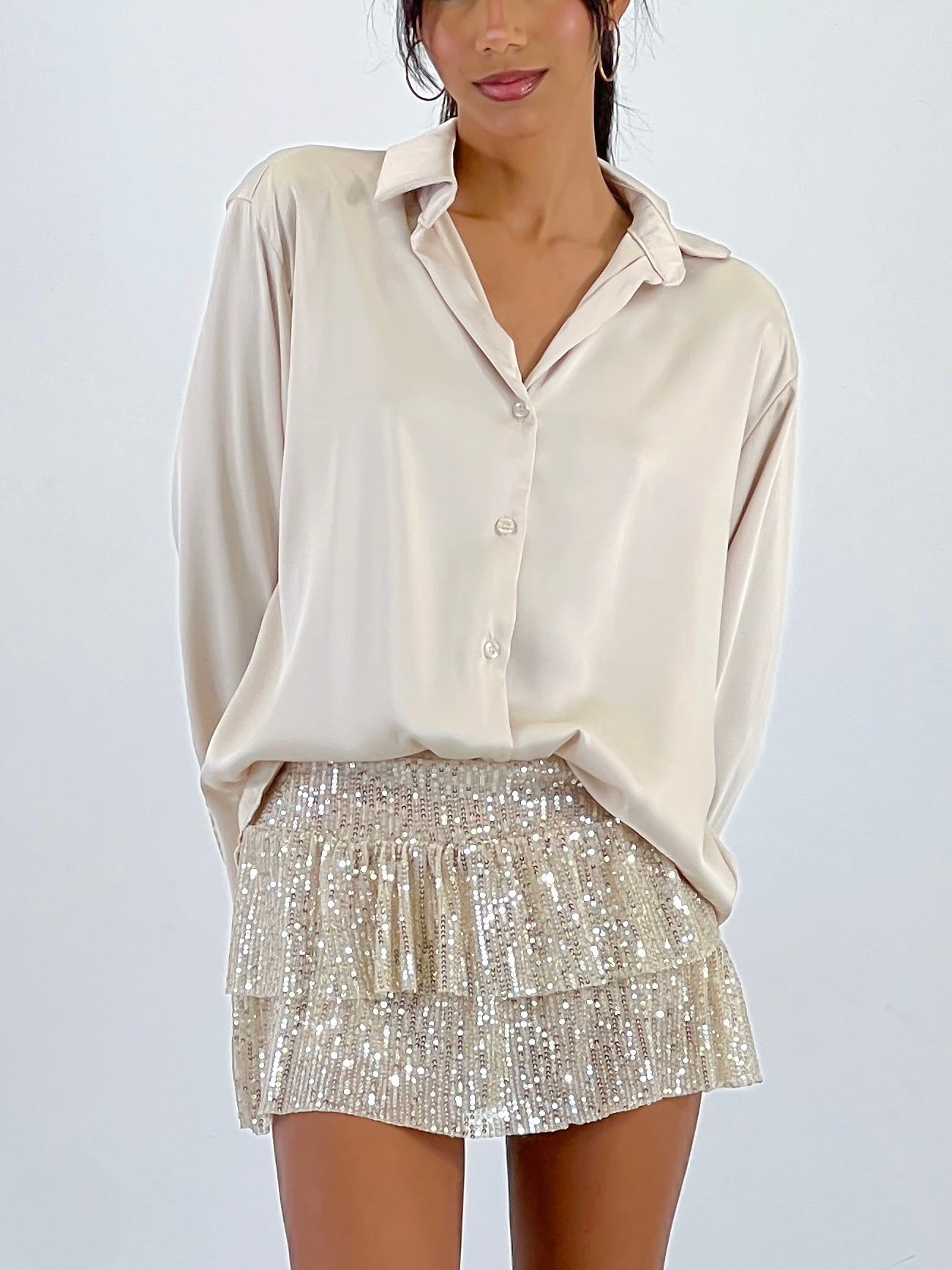 Falda short volantes lentejuelas - Zebra&Maduixa®