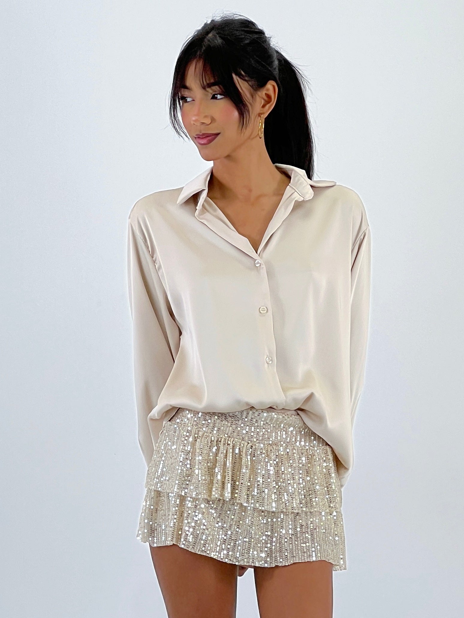 Falda short volantes lentejuelas - Zebra&Maduixa®