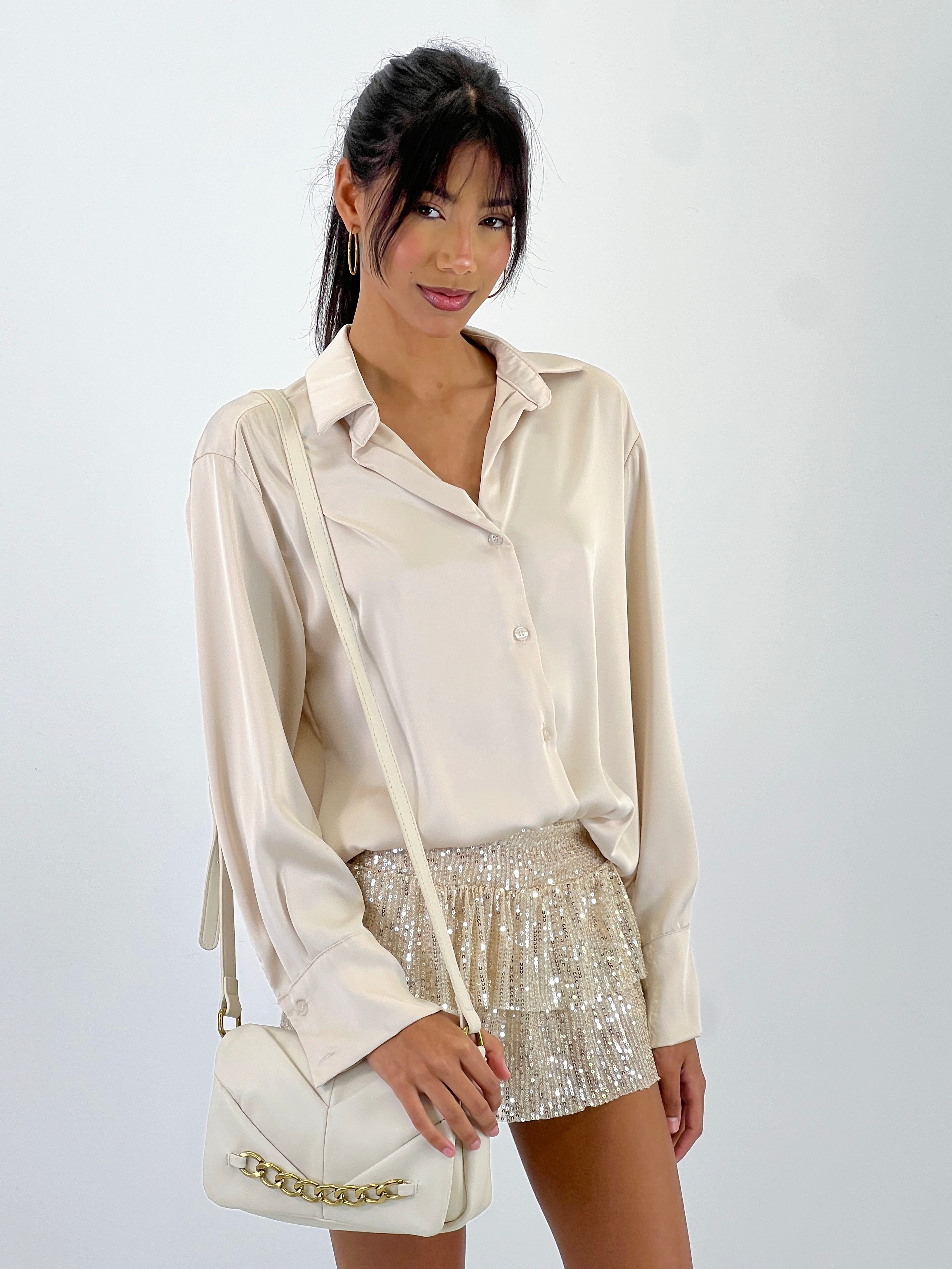 Bolso acolchado con cadena frontal - Zebra&Maduixa®