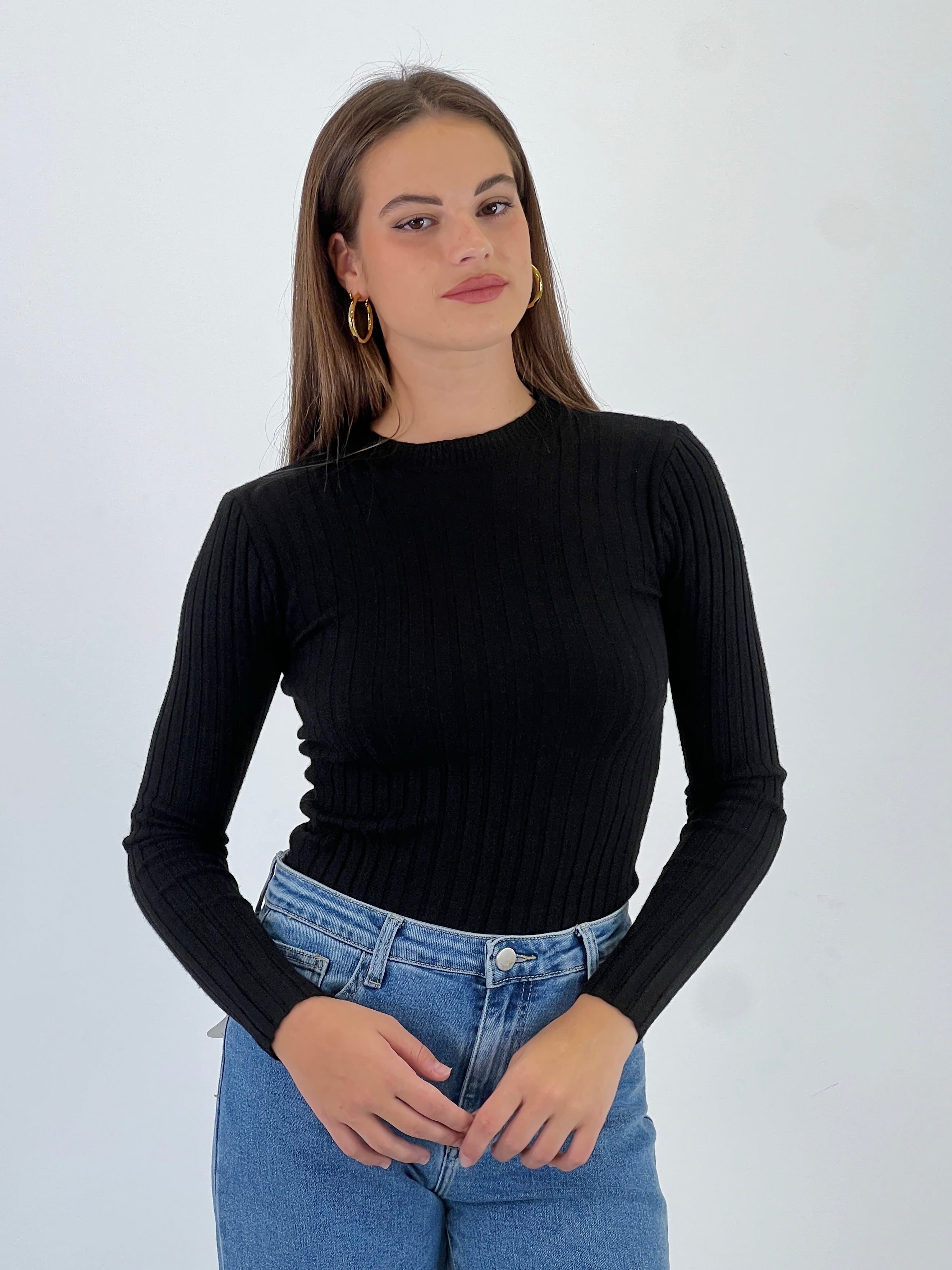 Jersey canalé cuello redondo - Zebra&Maduixa®