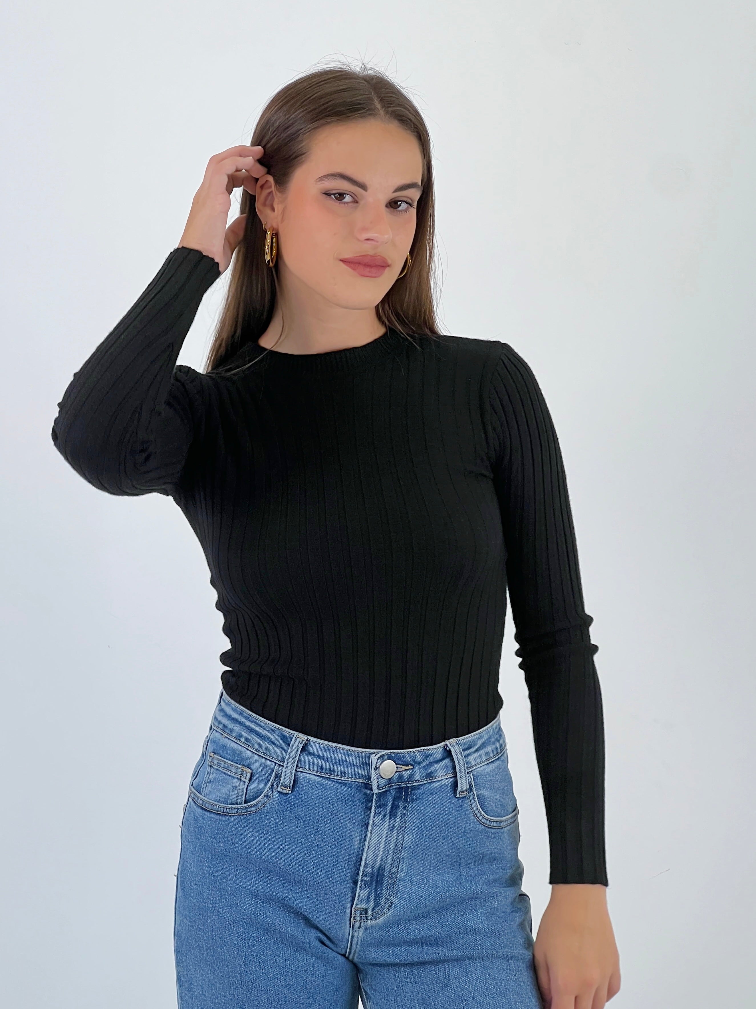 Jersey canalé cuello redondo - Zebra&Maduixa®