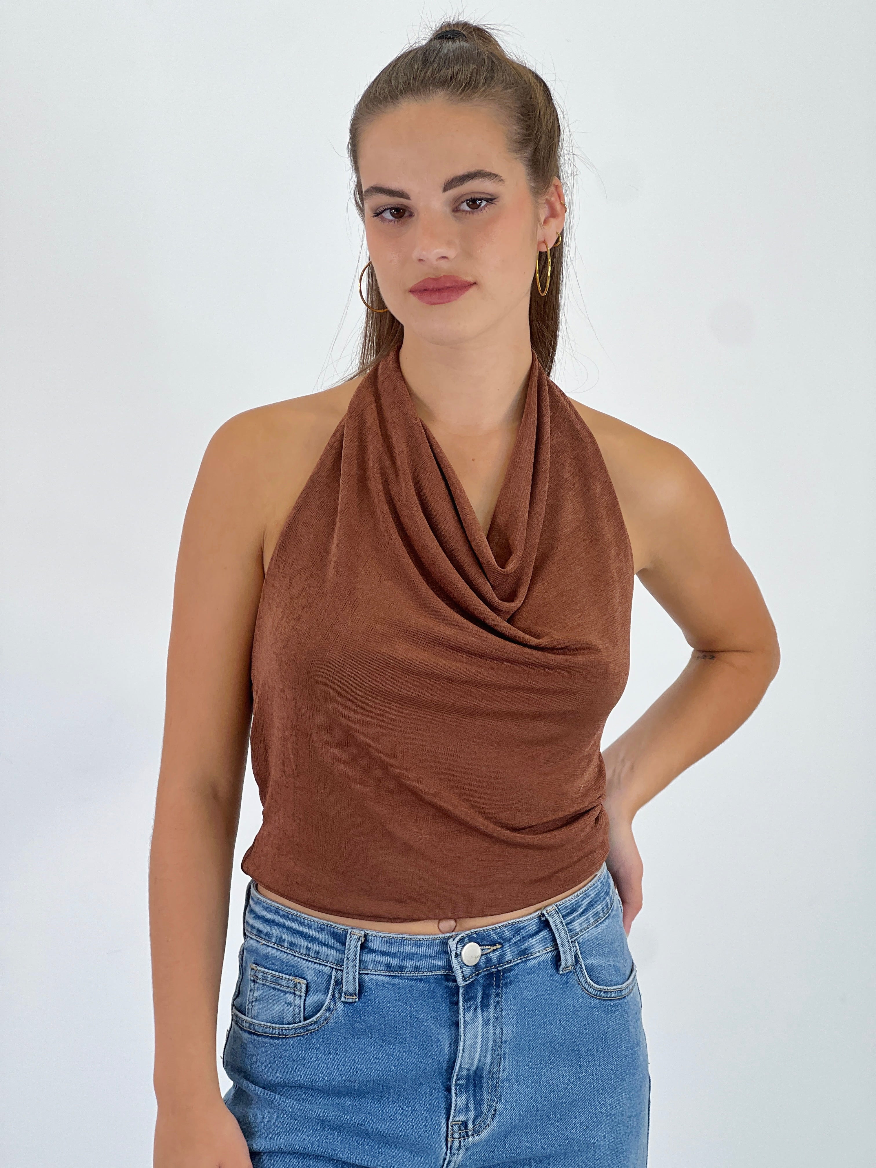 Top escote drapeado - Zebra&Maduixa®