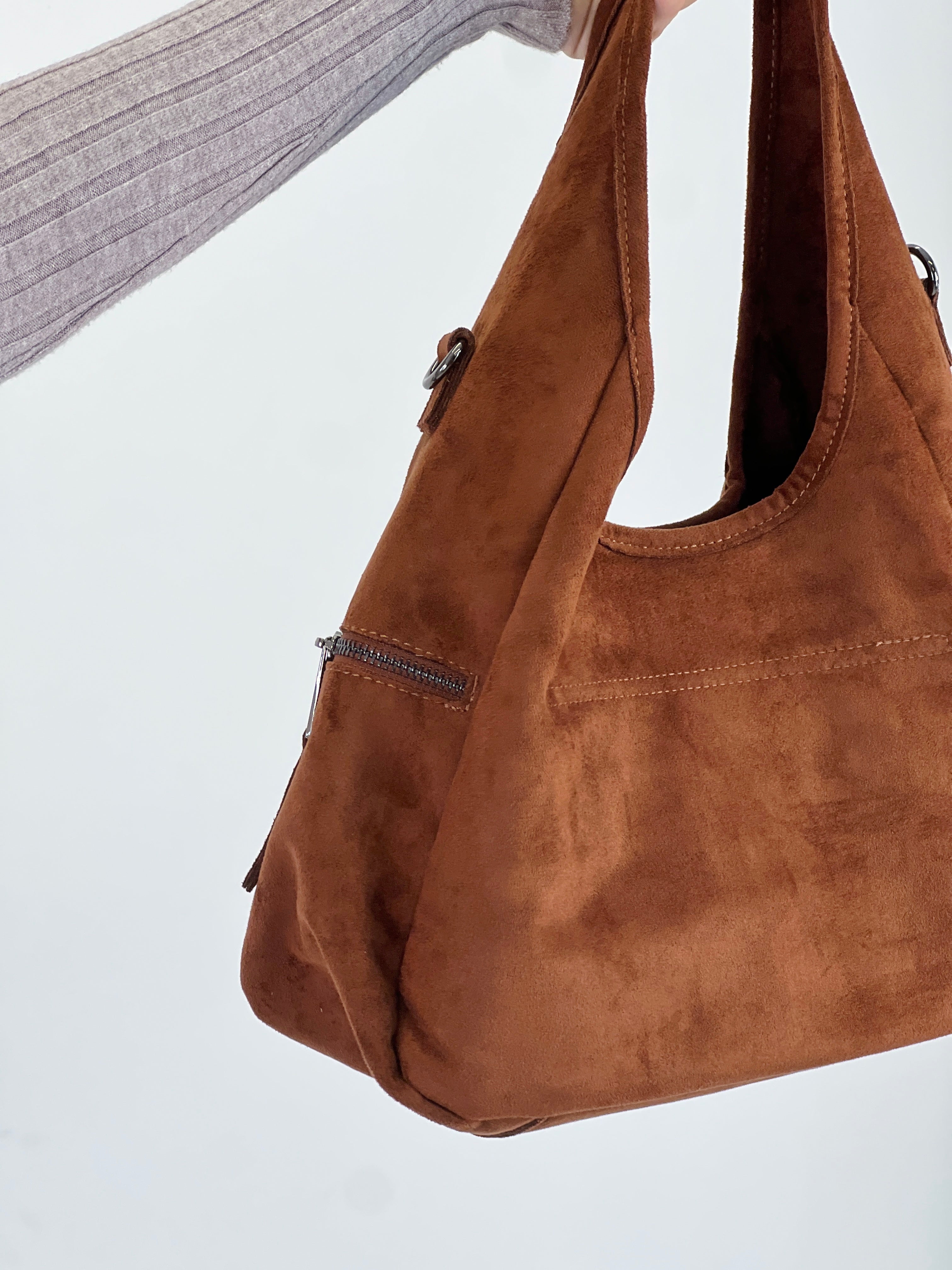 Bolso de hombro cremalleras