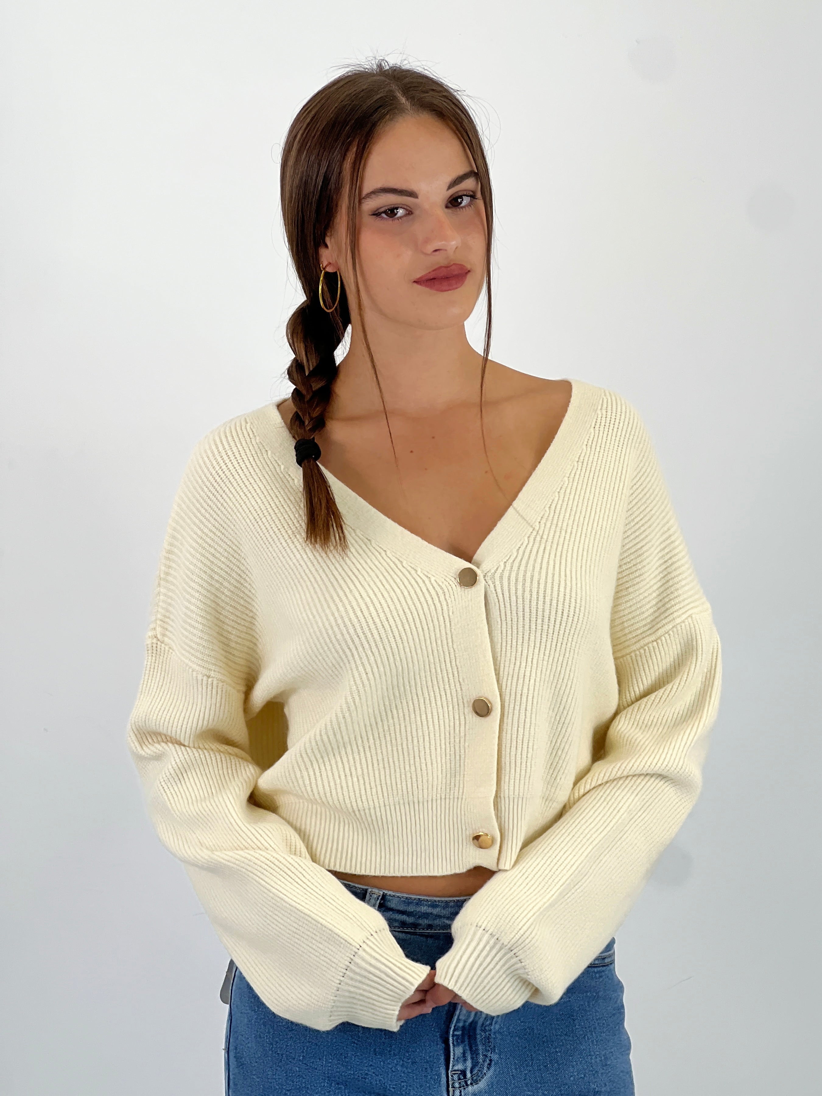 Chaqueta cropped punto - Zebra&Maduixa®