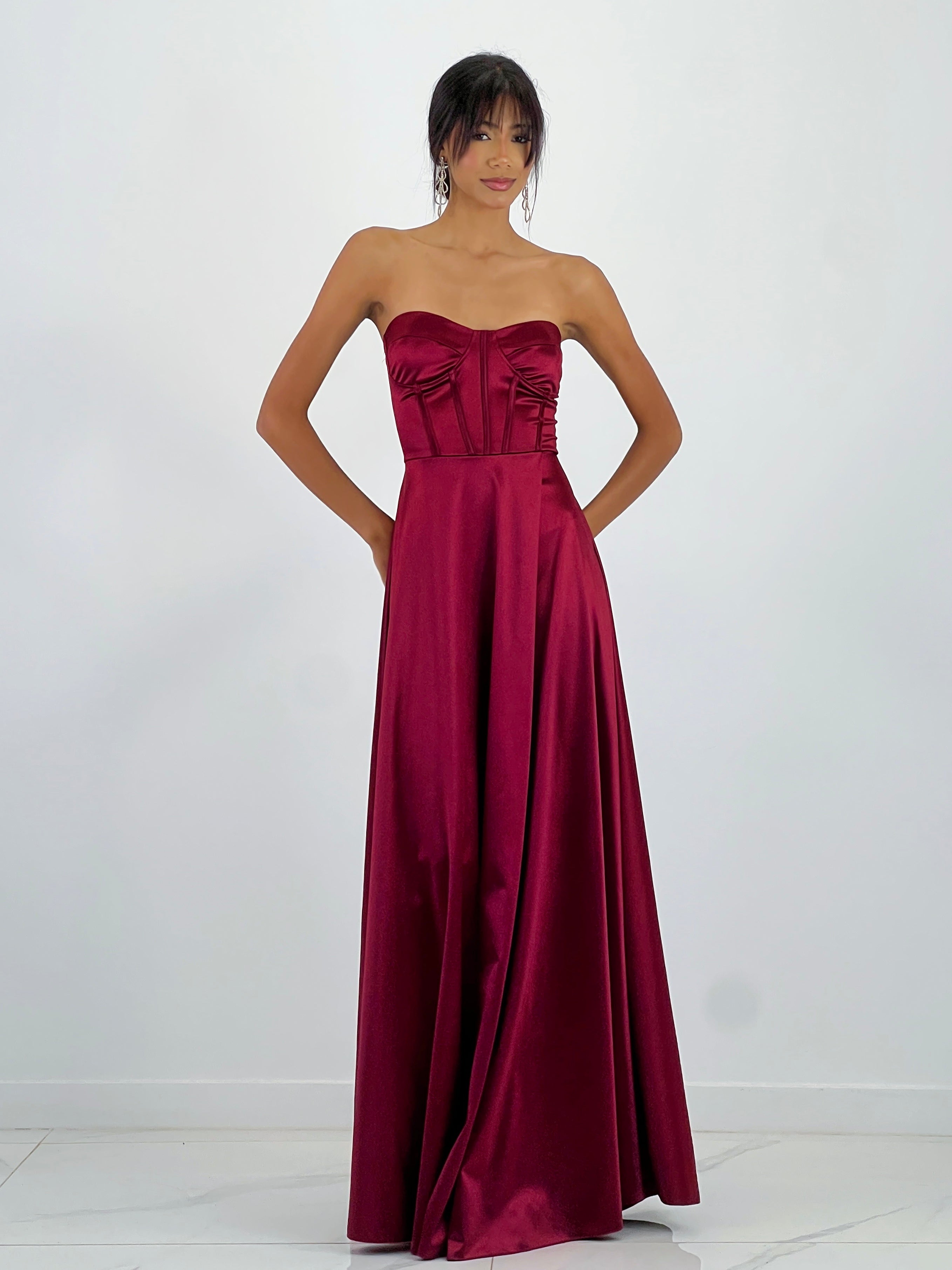 Vestido satinado Nelia - Zebra&Maduixa®