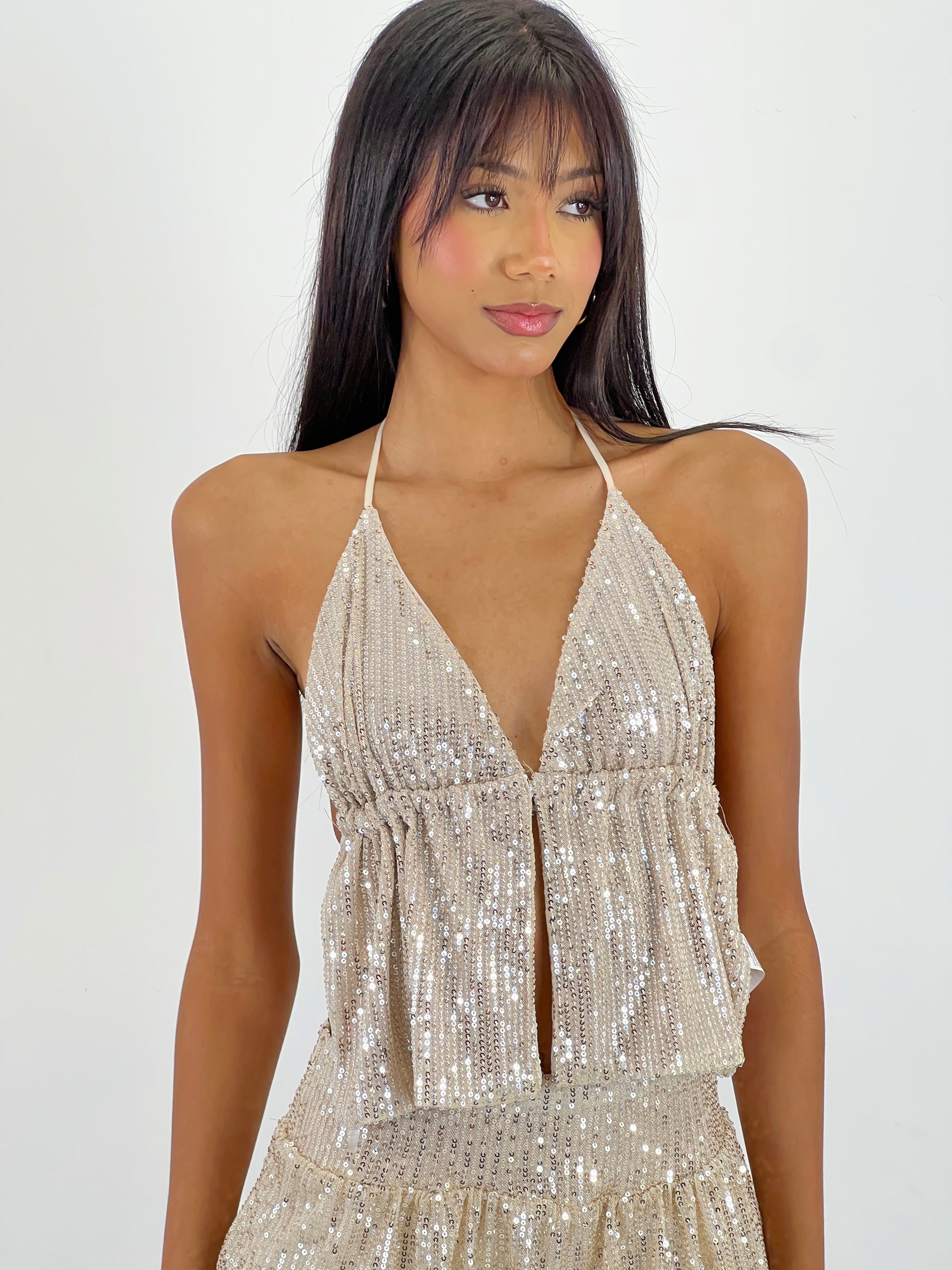 Top escotado lentejuelas - Zebra&Maduixa®