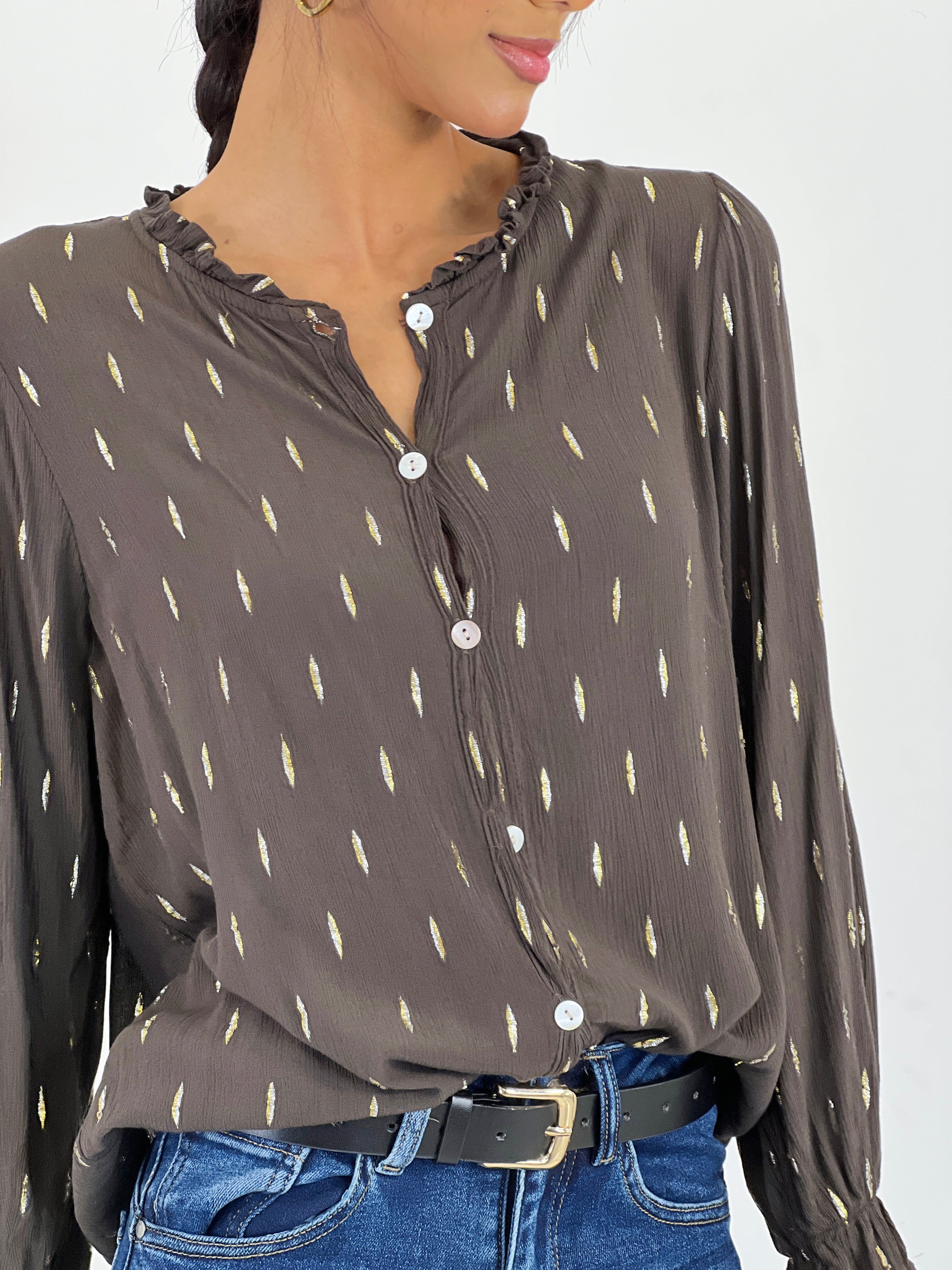 Camisa cuello mao - Zebra&Maduixa®