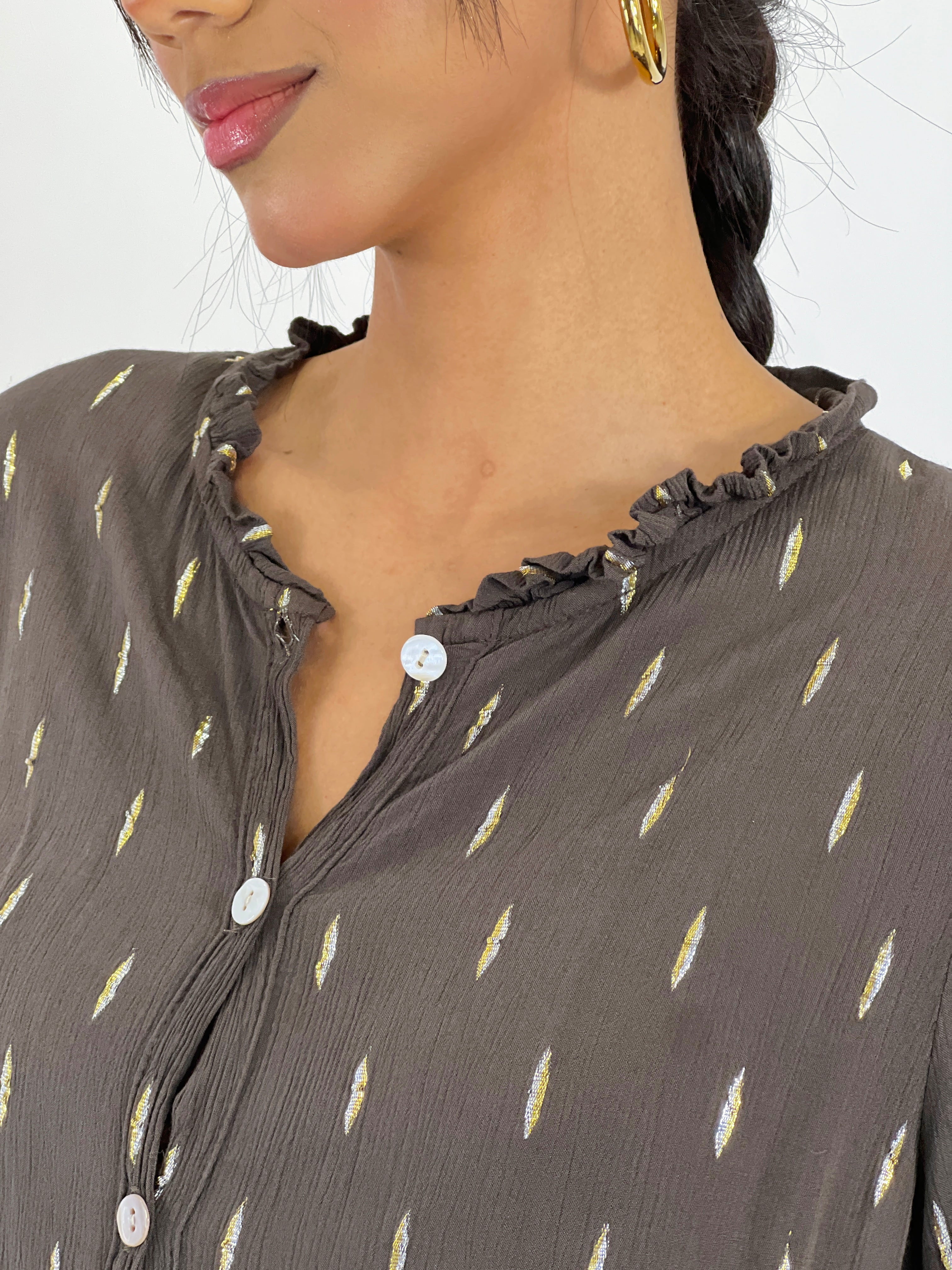 Camisa cuello mao - Zebra&Maduixa®