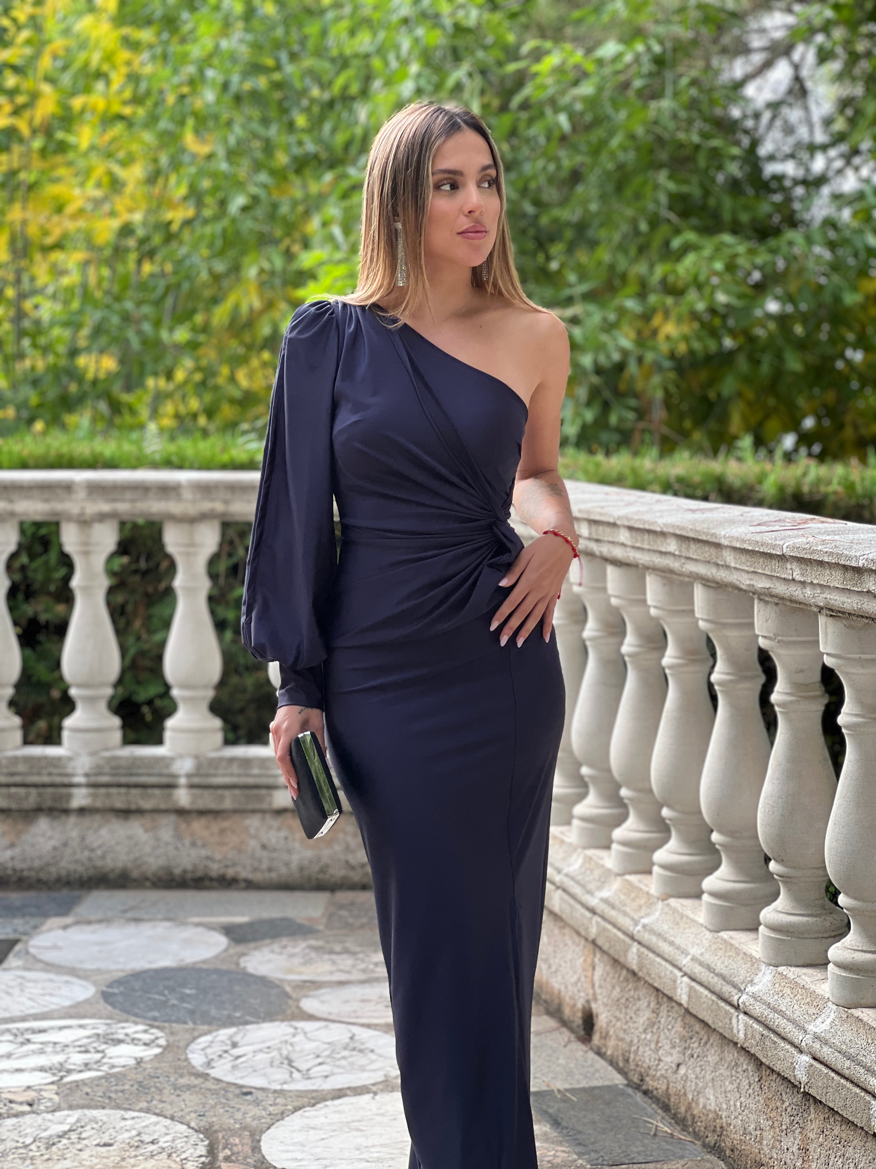 Vestido manga asimétrica Hera - Zebra&Maduixa®