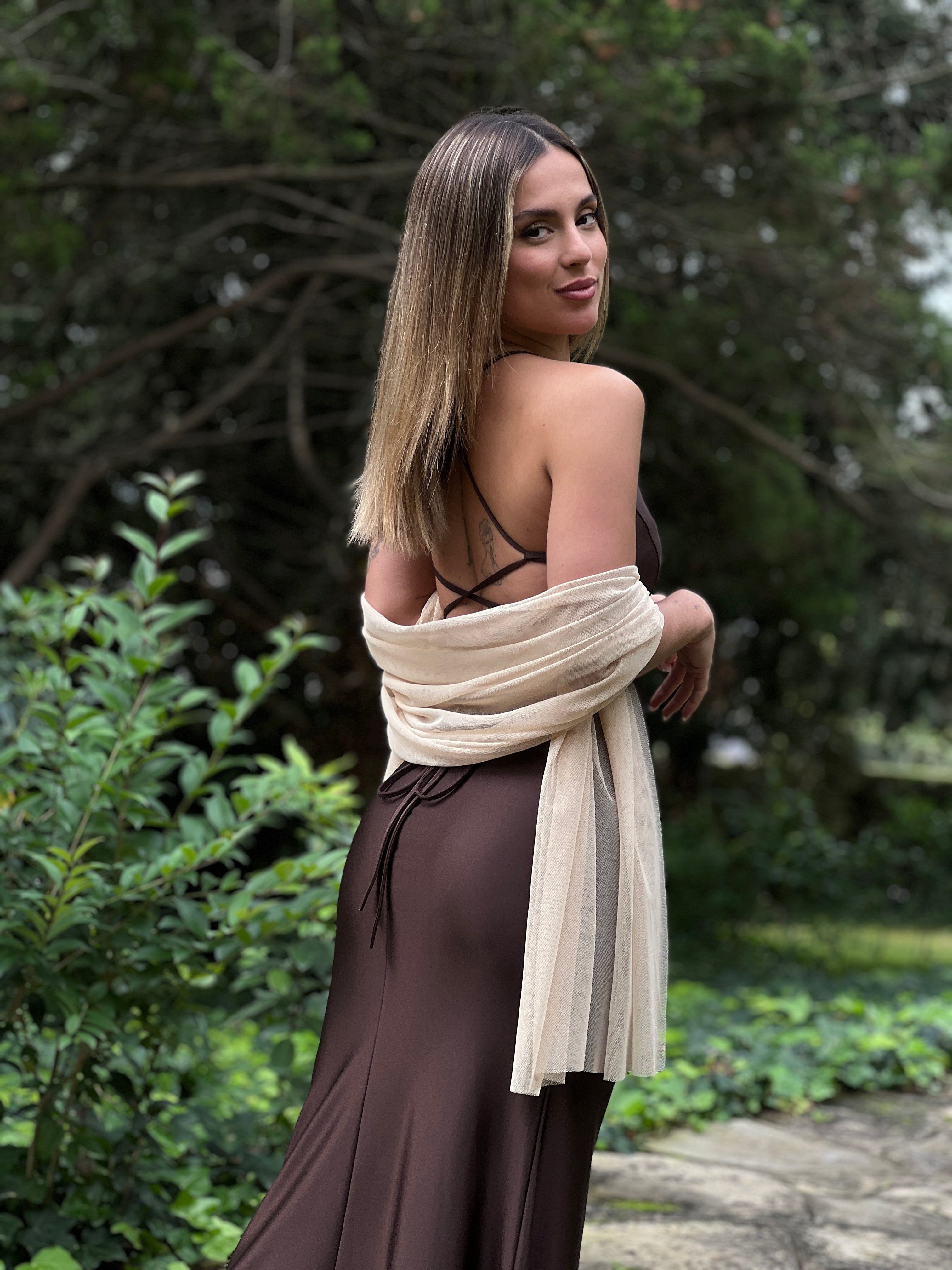 Vestido espalda cruzada Lara - Zebra&Maduixa®