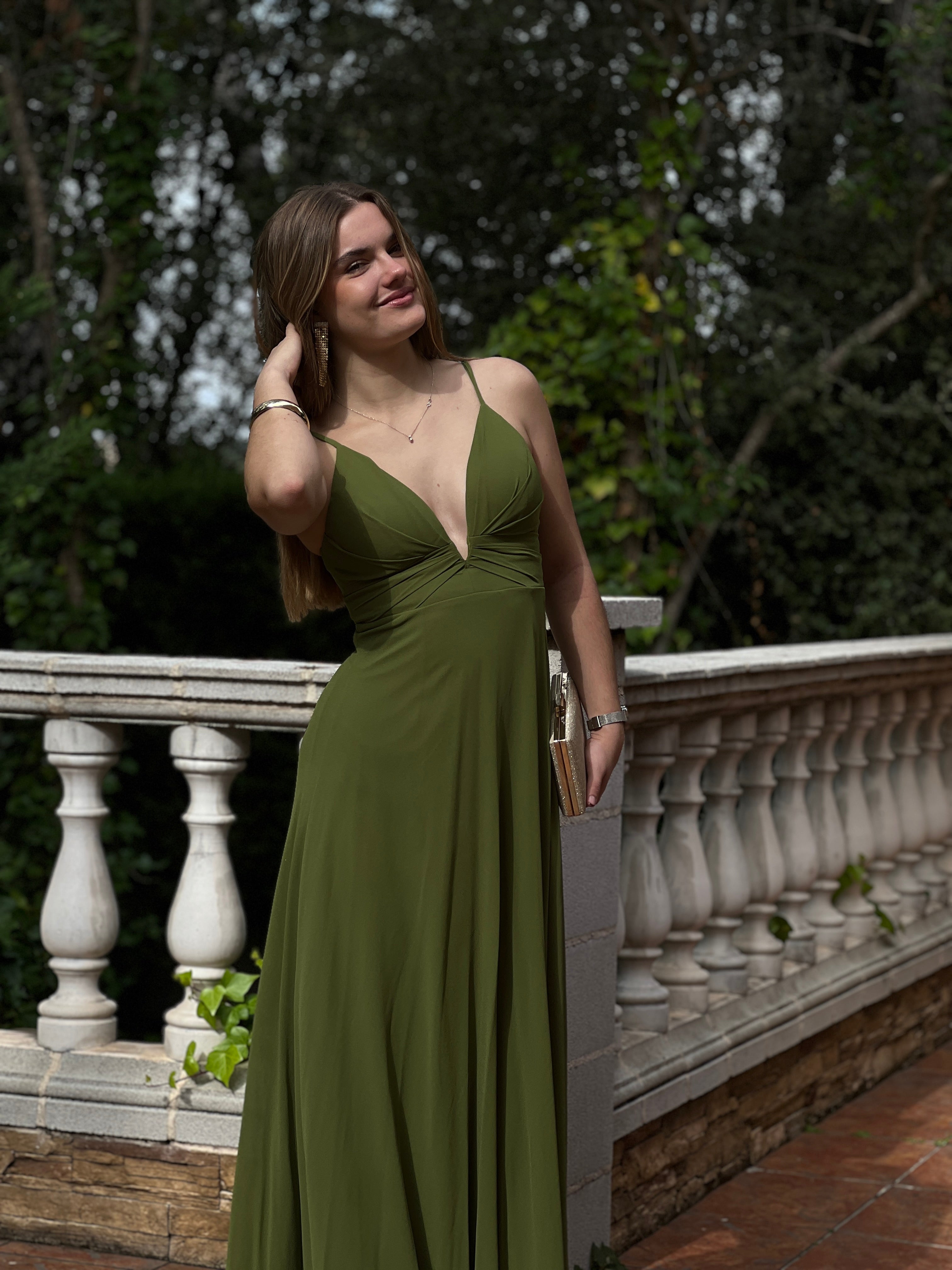 Vestido ceremonia Escote V - Zebra&Maduixa®