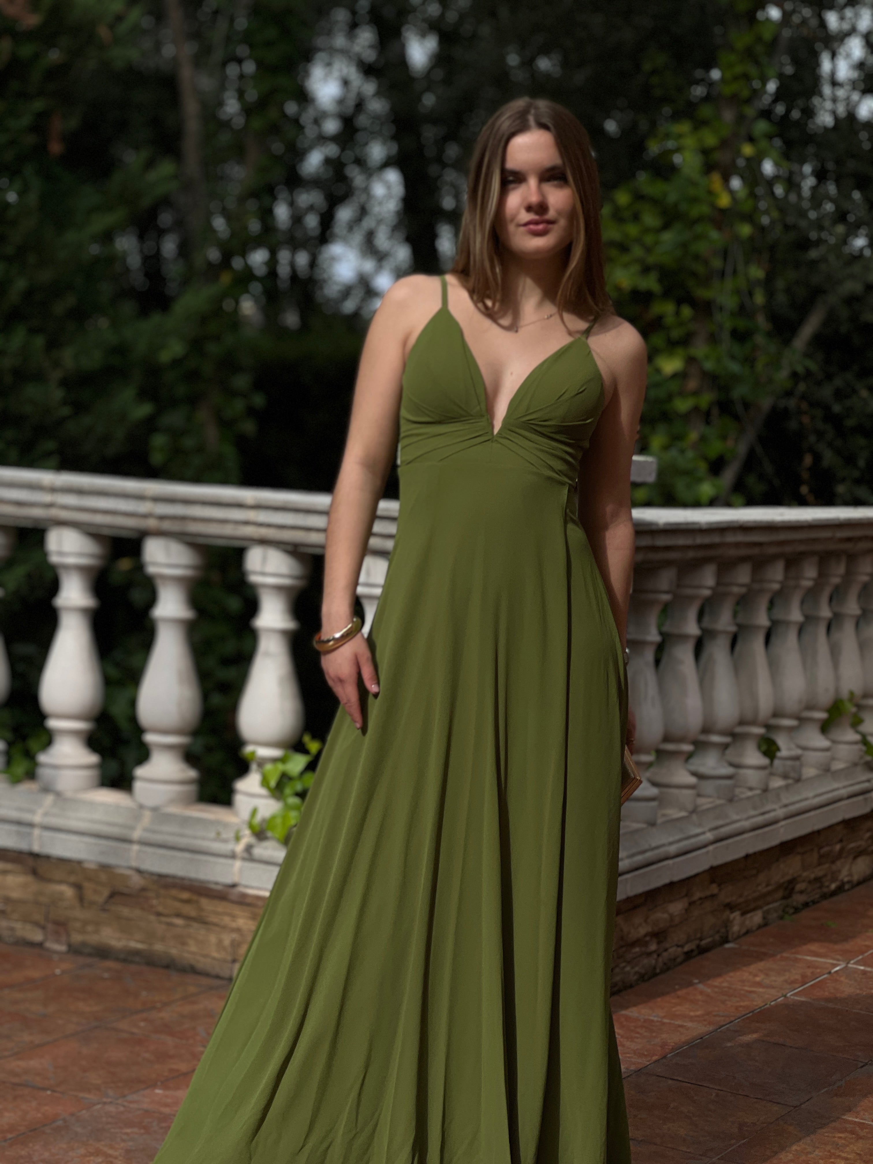 Vestido ceremonia Escote V - Zebra&Maduixa®