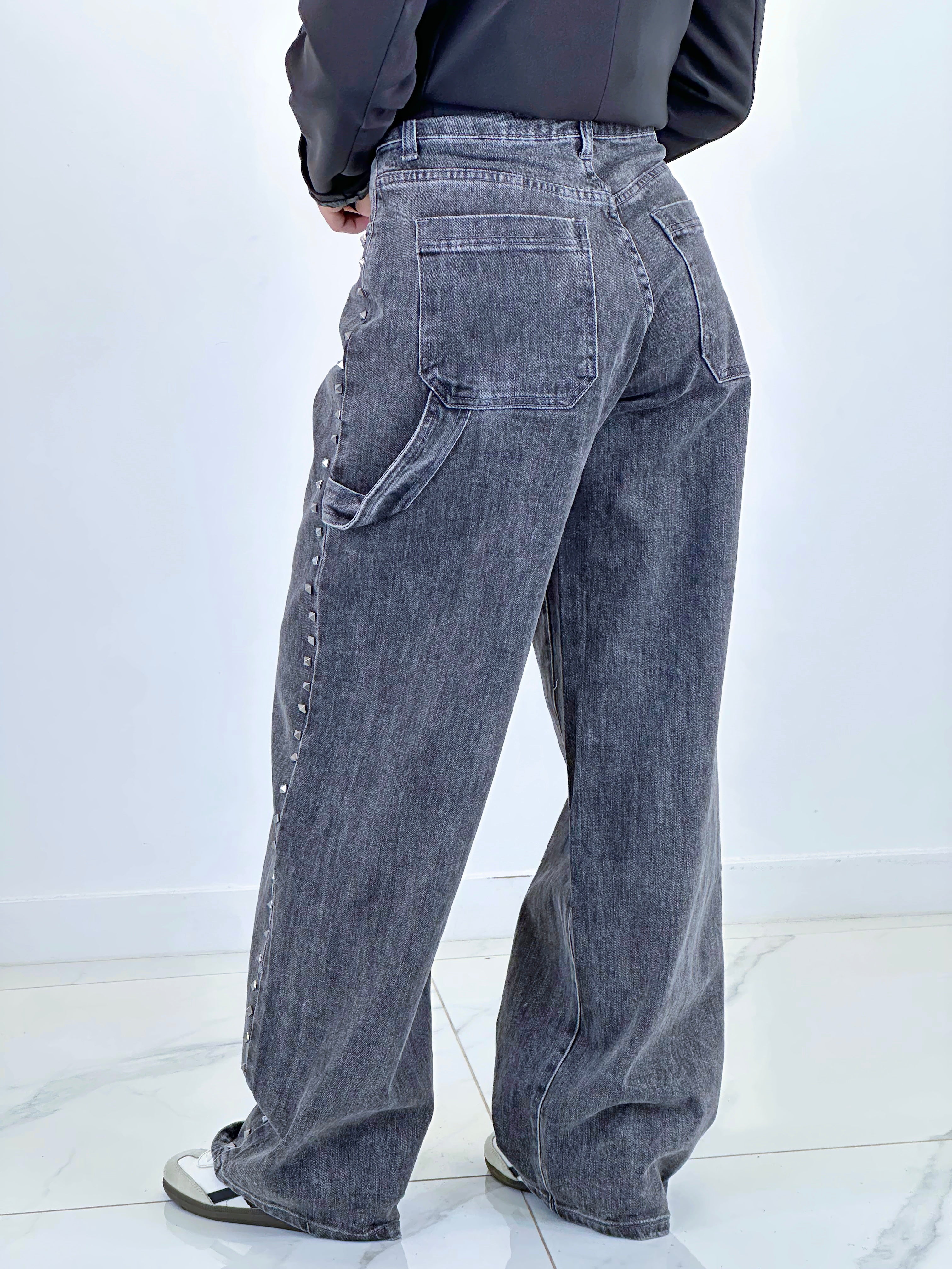 Jeans momfit tachas - Zebra&Maduixa®