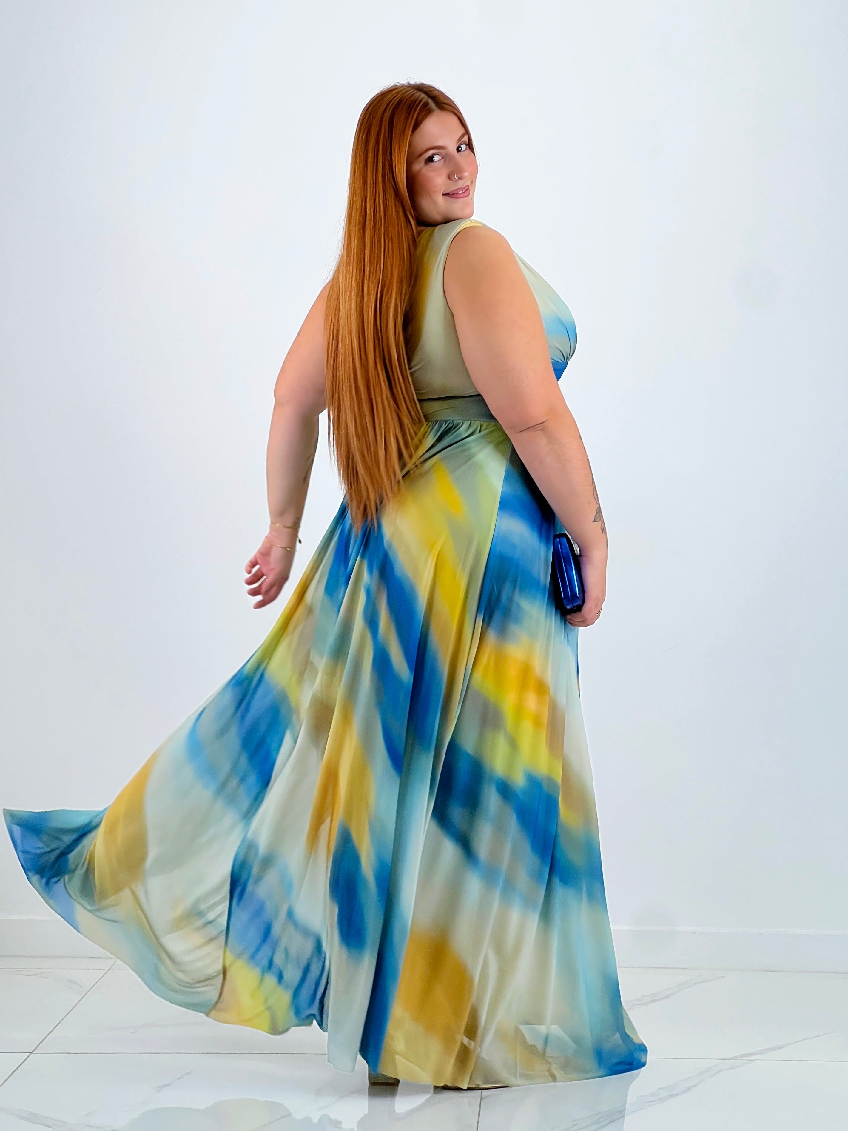 Vestido largo estampado Pristina - Zebra&Maduixa®