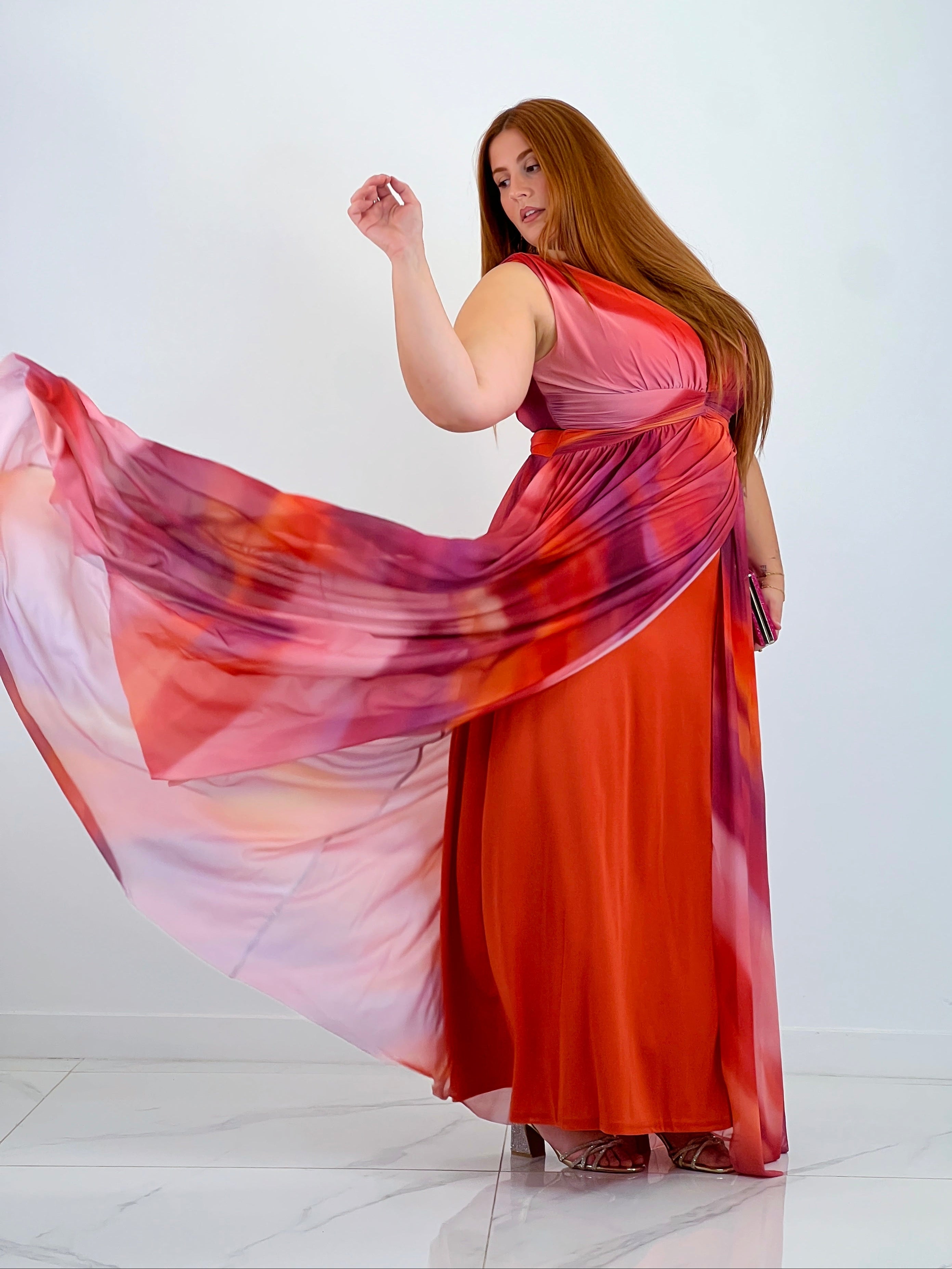 Vestido largo estampado Pristina - Zebra&Maduixa®