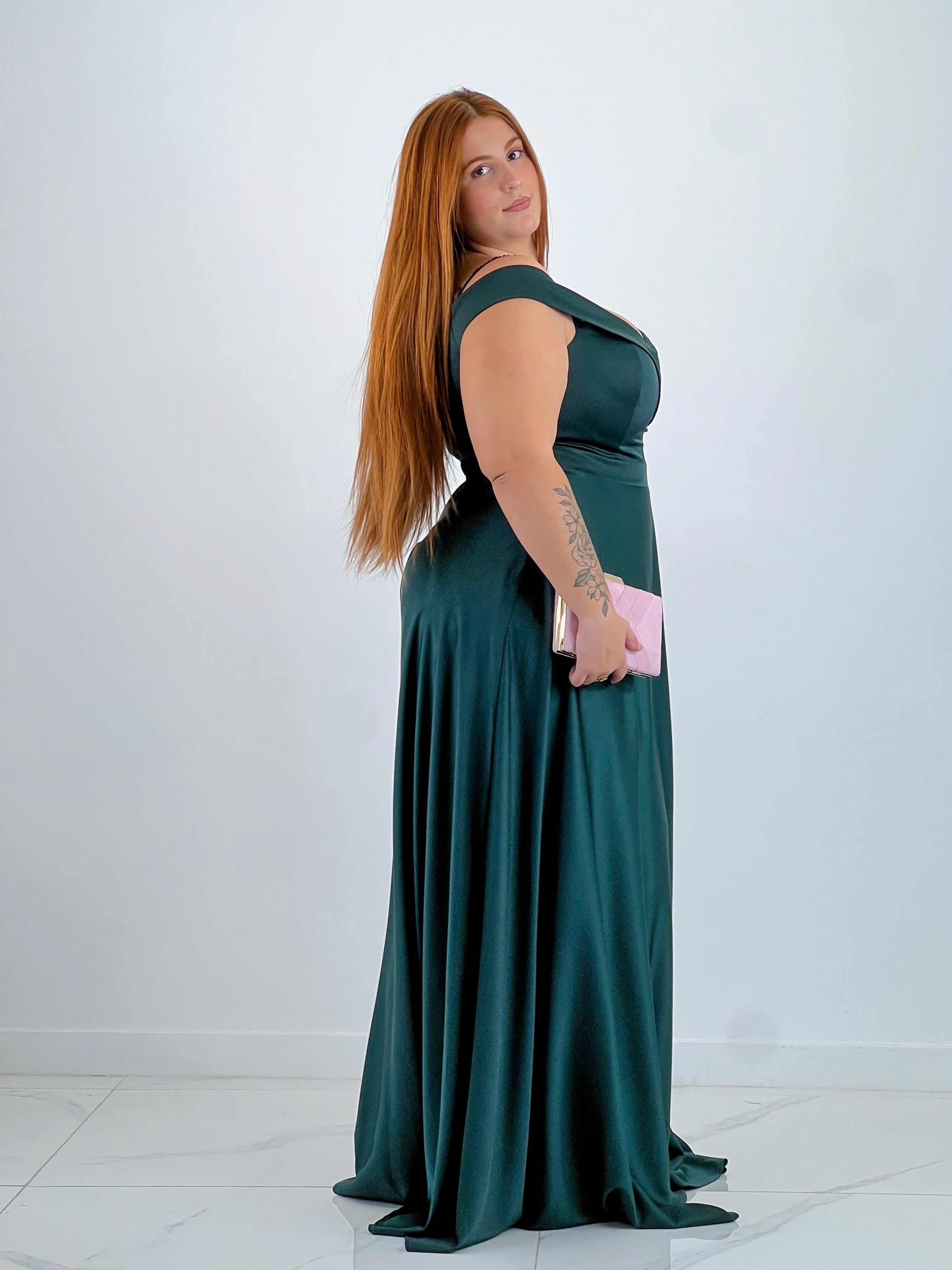 Vestido satinado Lua