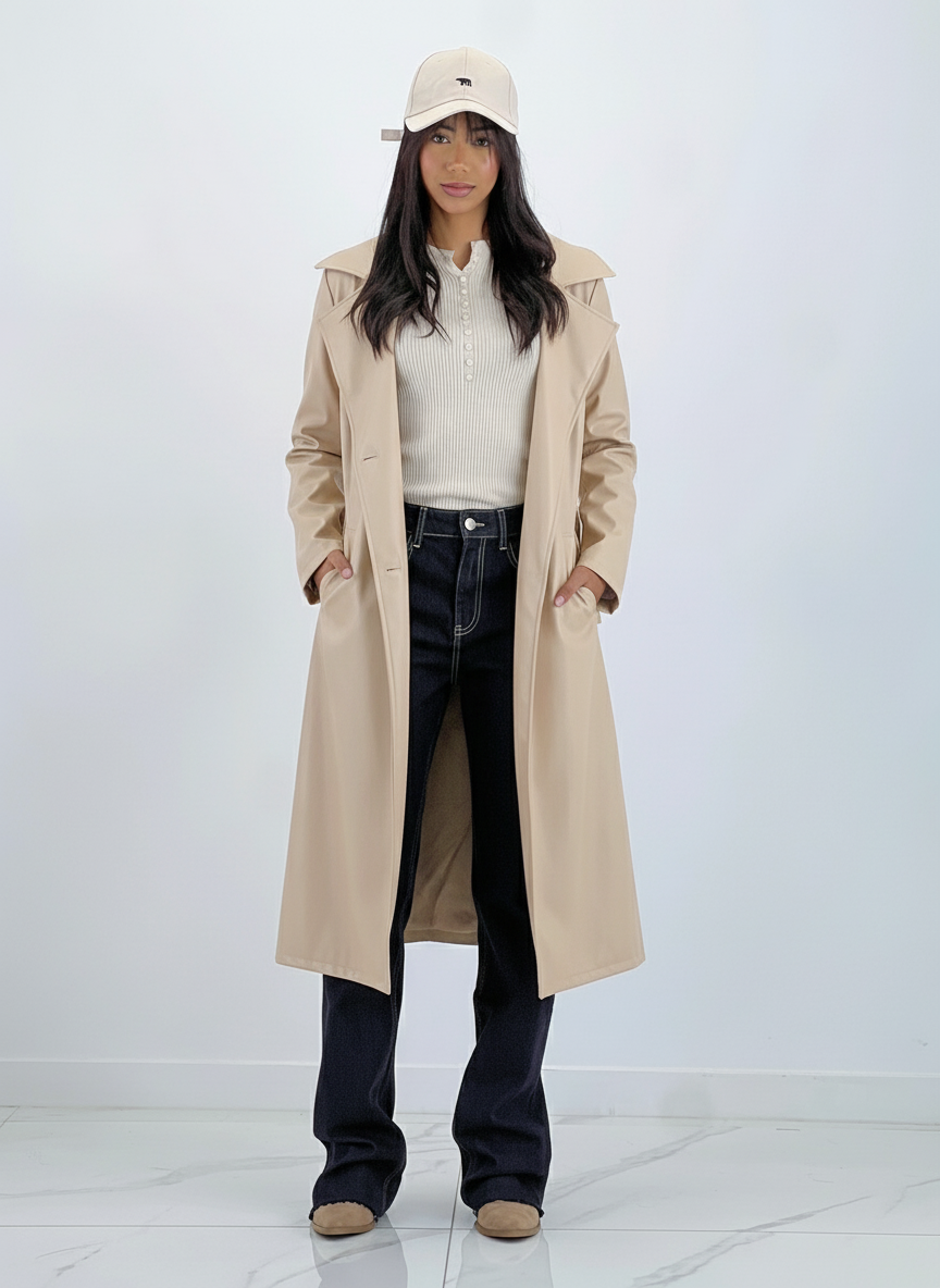 Gabardina efecto piel - Zebra&Maduixa®