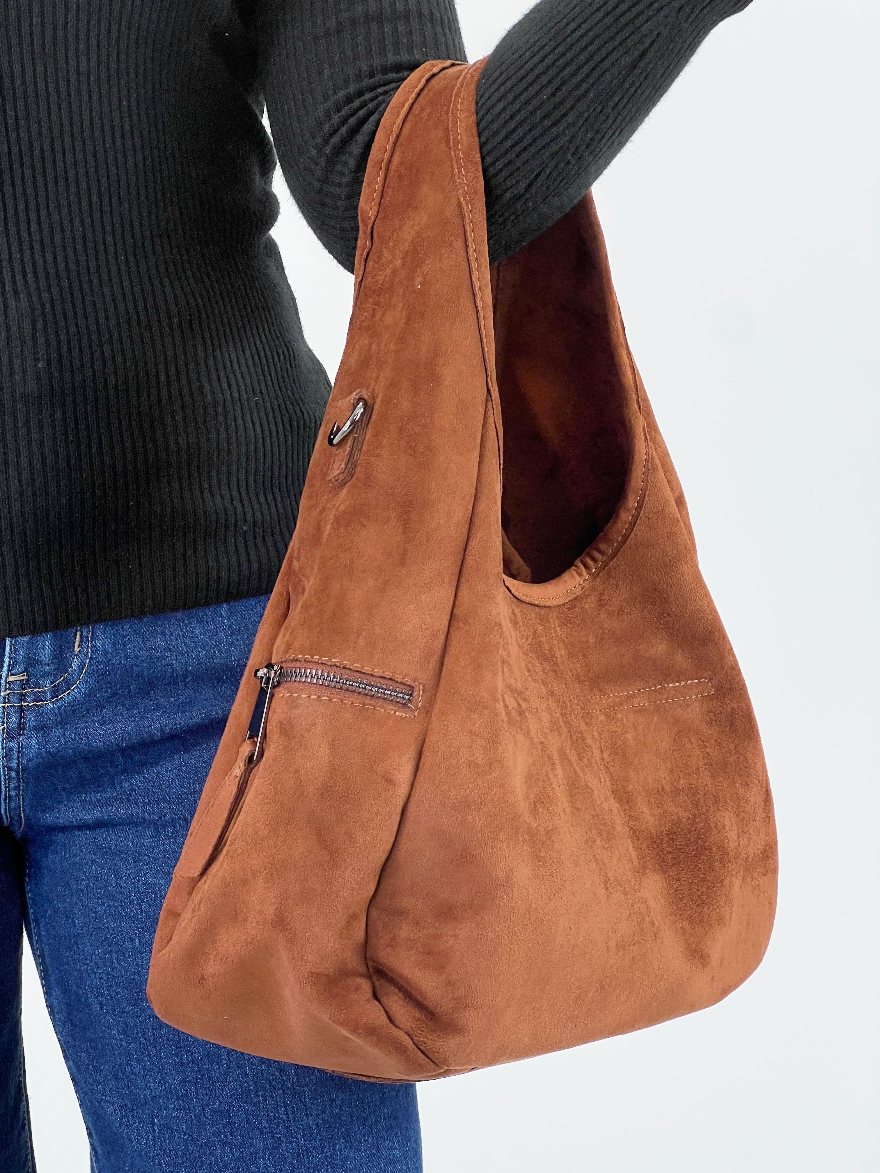 Bolso de hombro cremalleras