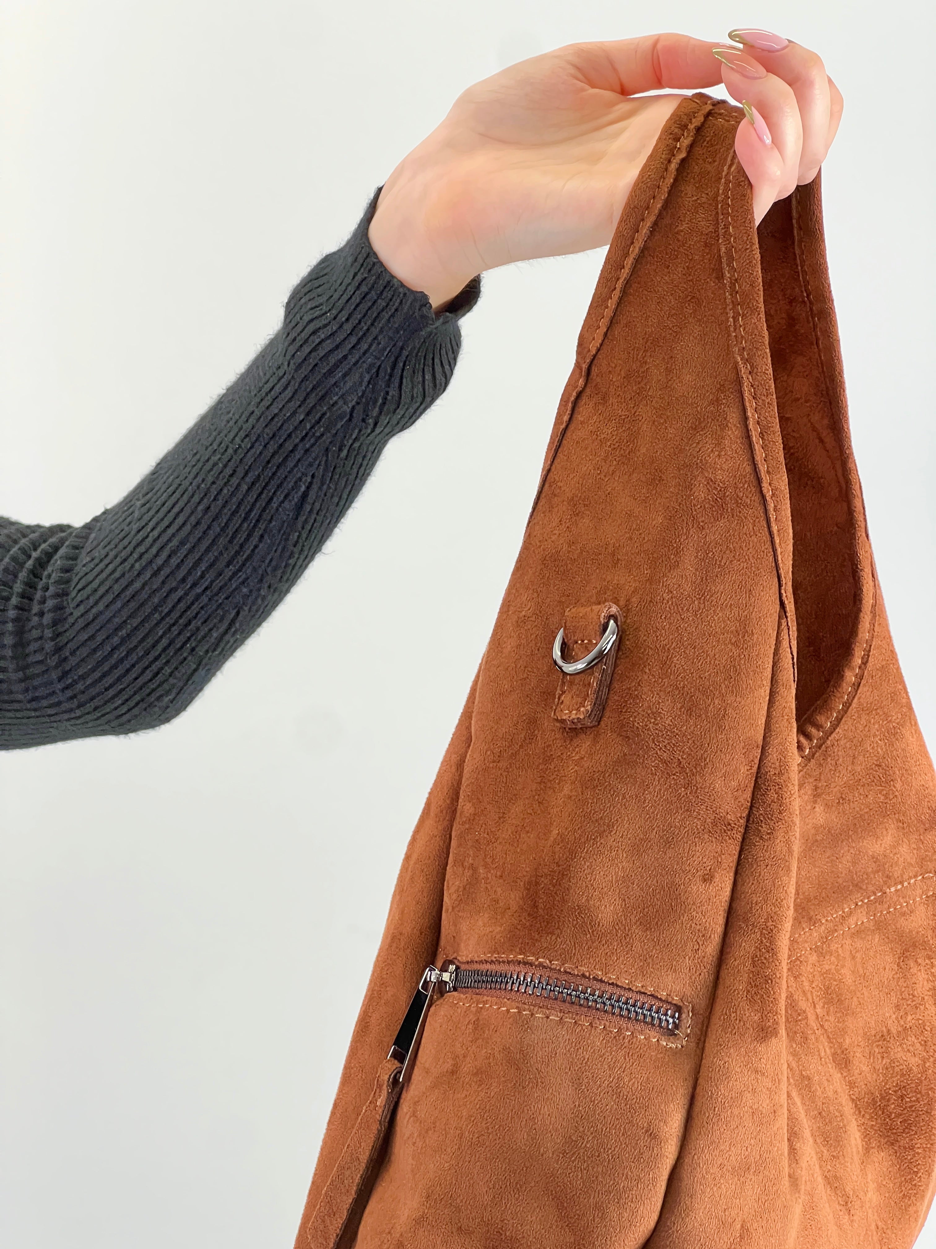 Bolso de hombro cremalleras