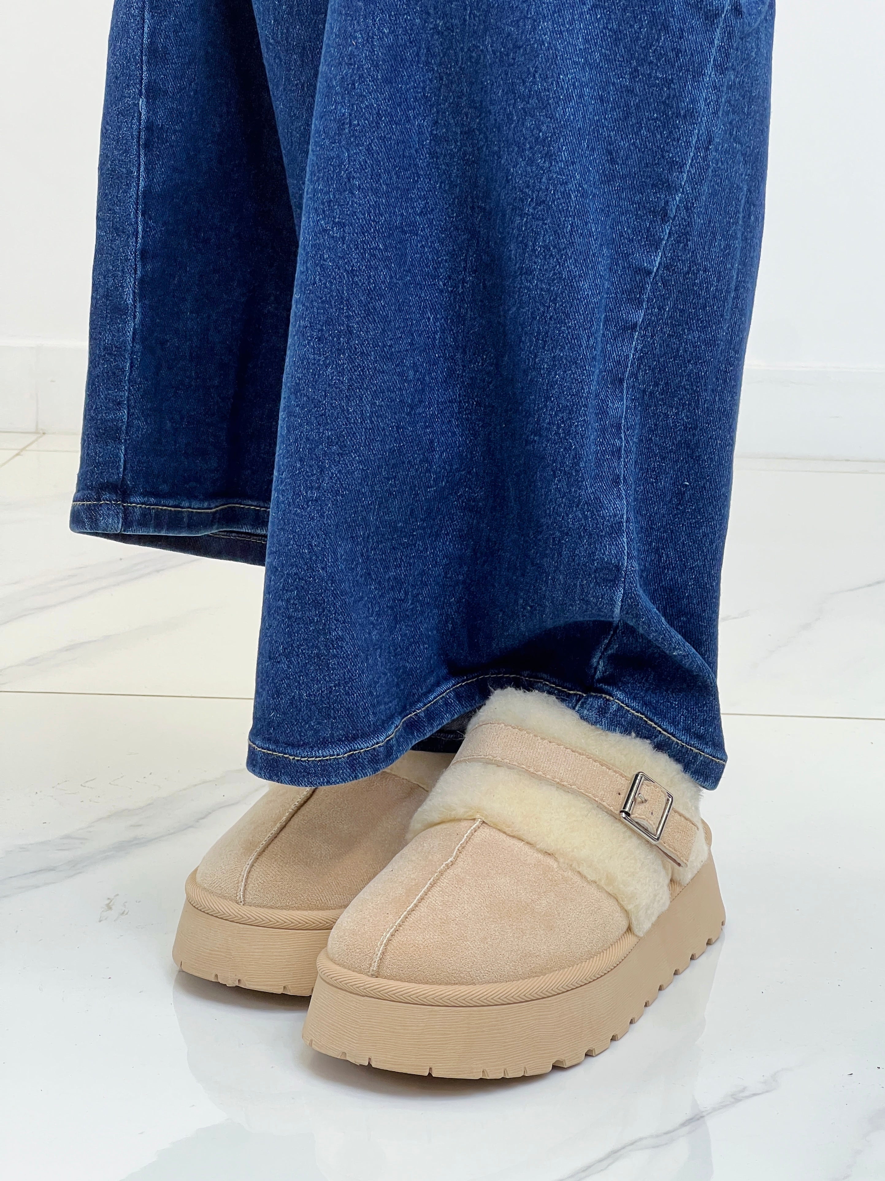 Zueco plataforma borreguito - Zebra&Maduixa®