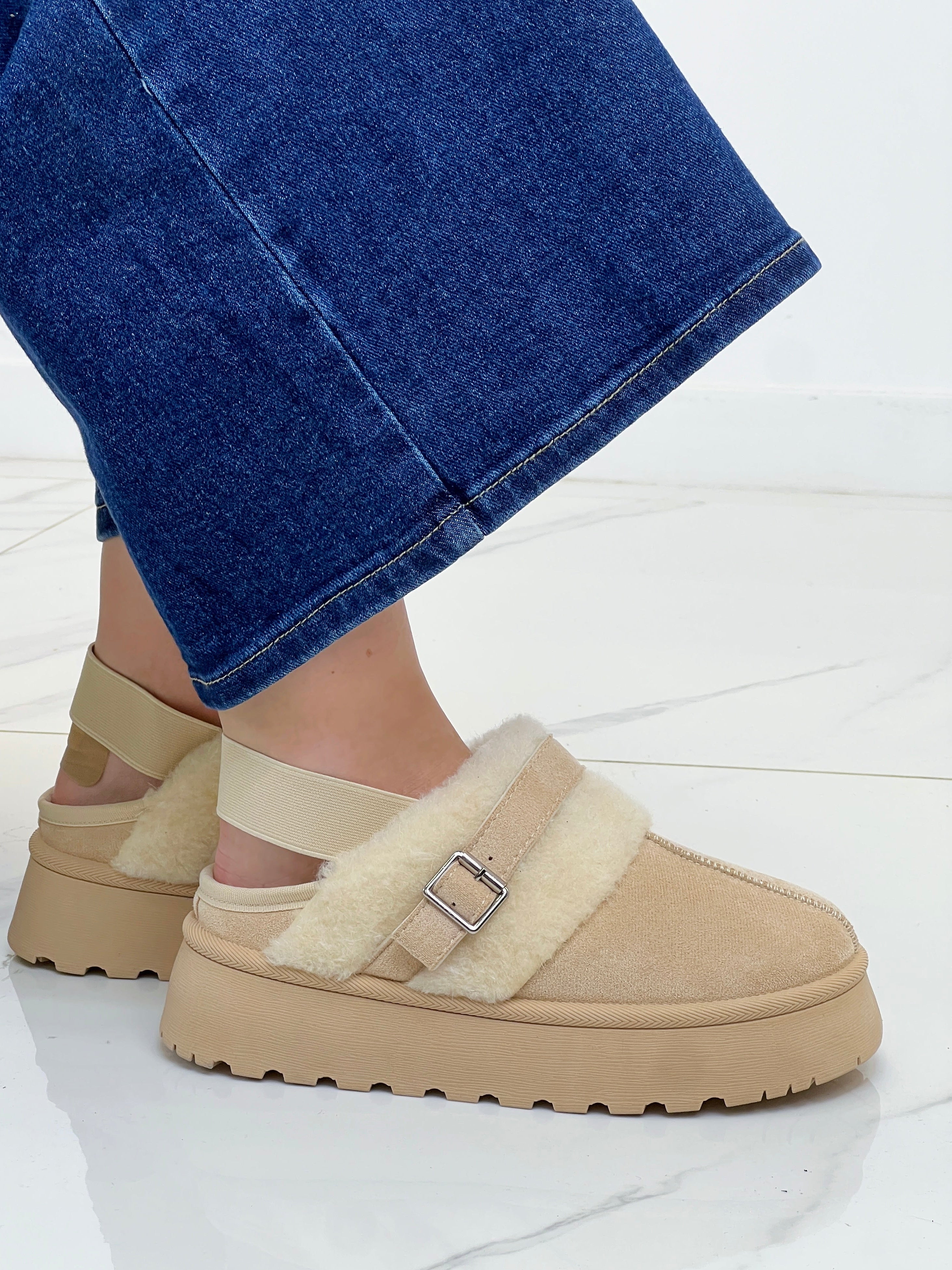 Zueco plataforma borreguito - Zebra&Maduixa®