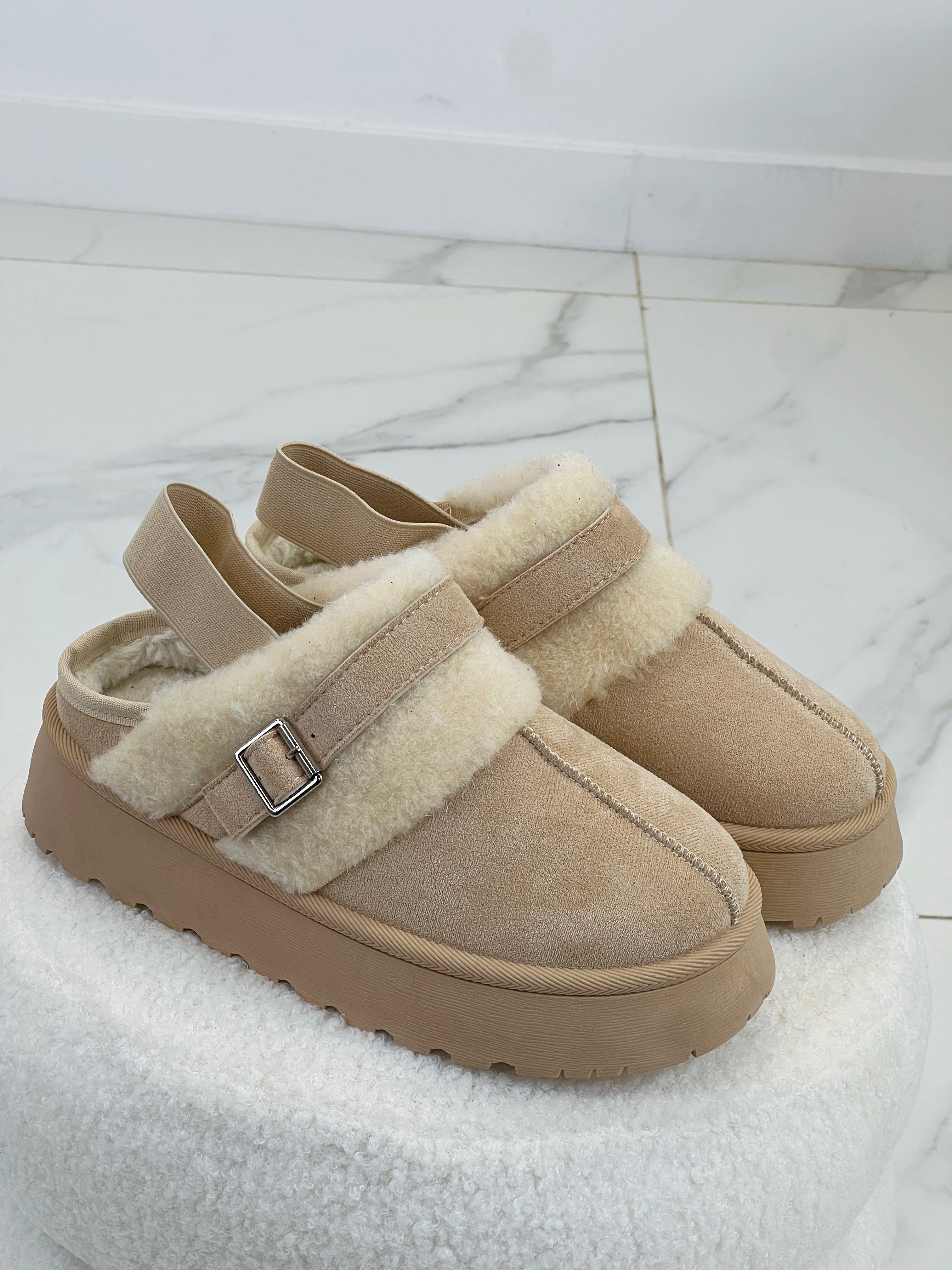 Zueco plataforma borreguito - Zebra&Maduixa®