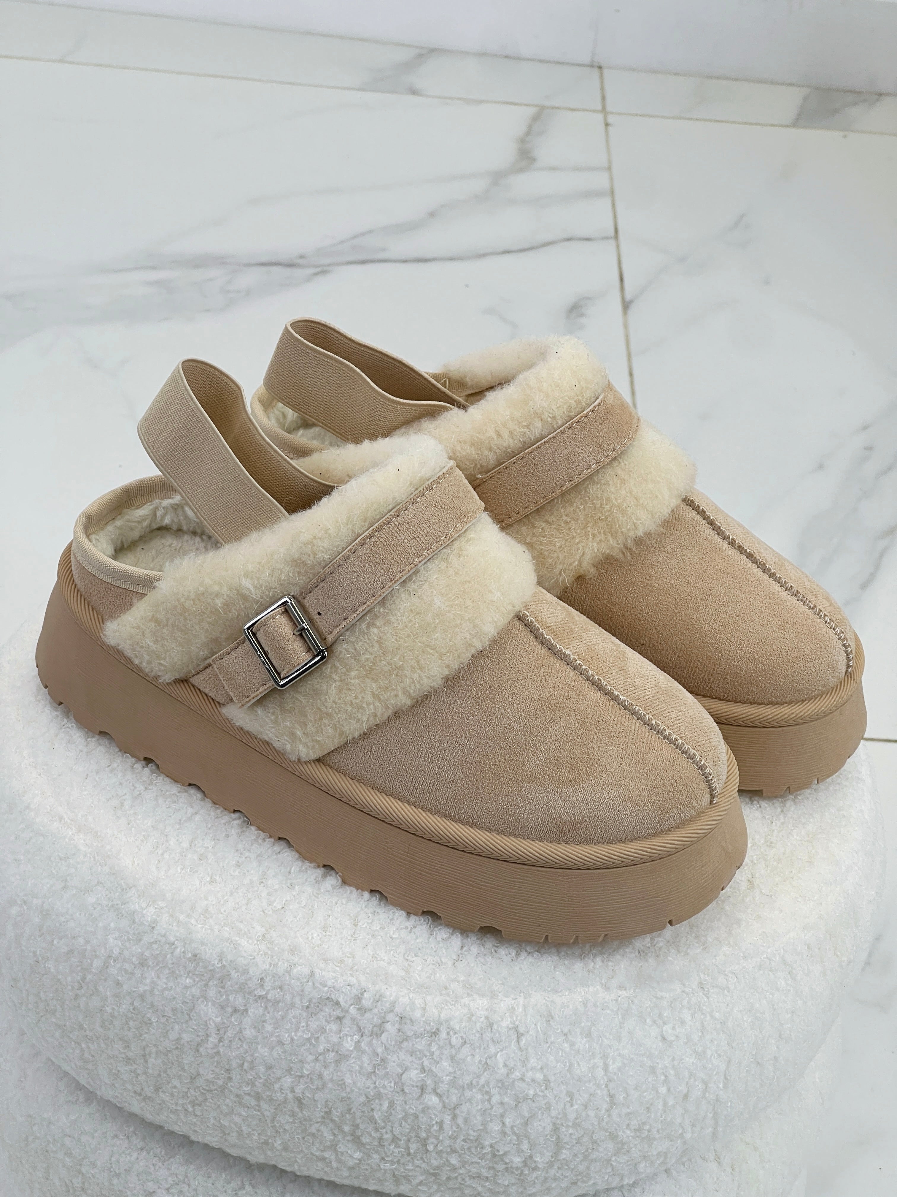 Zueco plataforma borreguito - Zebra&Maduixa®